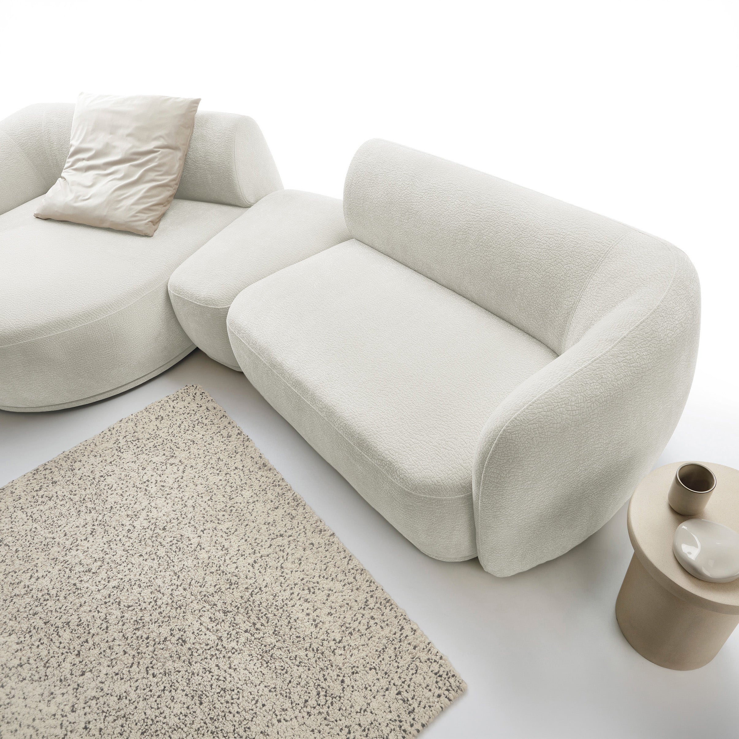 selsey-bommo-modulares-ecksofa-l-form-links-mit-hocker-creme-chenille image 2