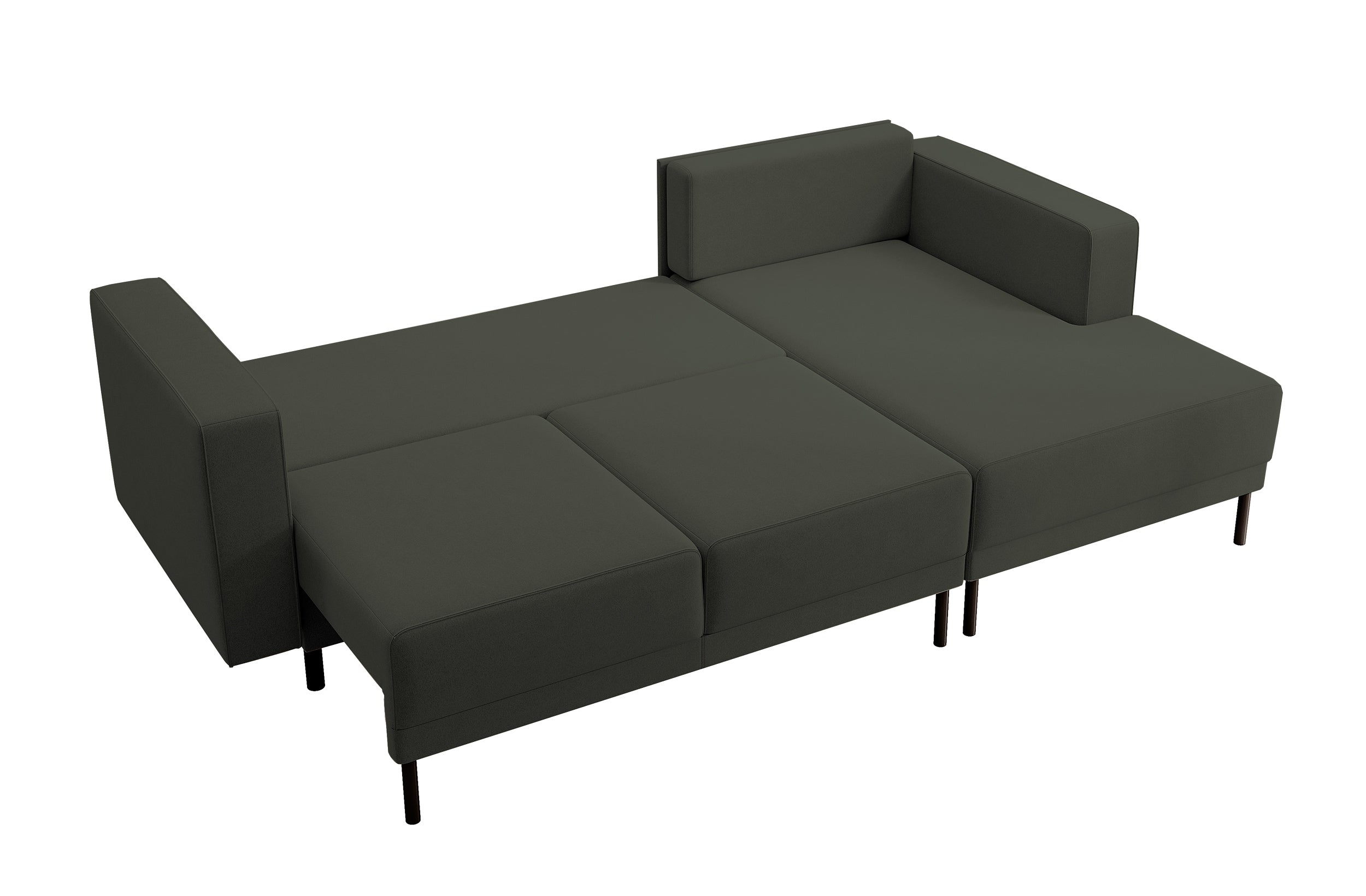 selsey-rodario-mini-ecksofa-mit-schlaffunktion-l-form-rechts-olivgr-ner-samt-mit image 5
