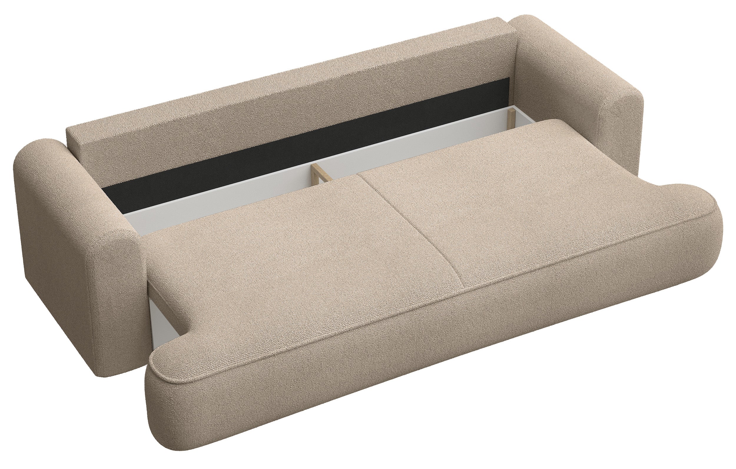 selsey-ovo-dreisitziges-schlafsofa-ausklappbar-beige-chenille-mit-stauraum image 5
