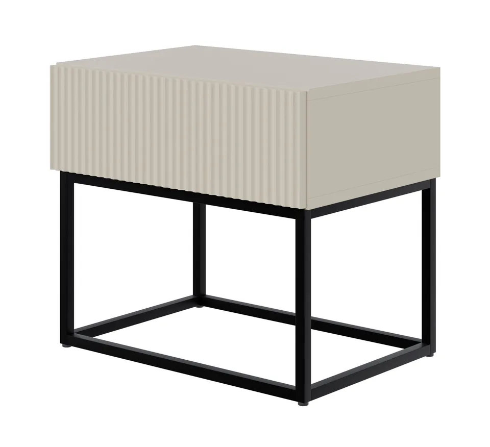 selsey-veldio-nachttisch-50-cm-mit-schublade-und-fr-sfront-grau-beige-schwarze-b image 1