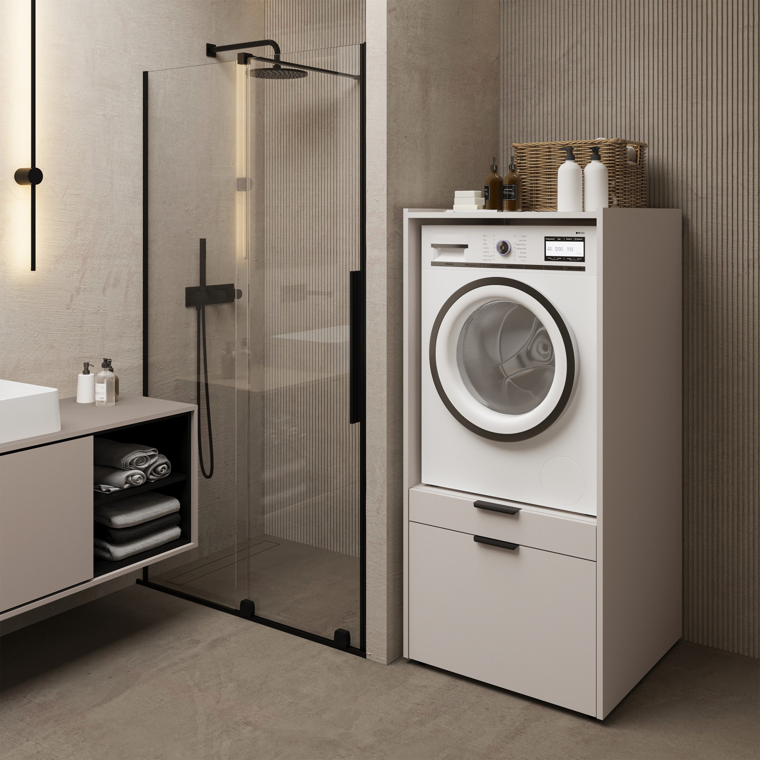 selsey-andiamo-waschmaschinenschrank-mit-schublade-kaschmir image 6