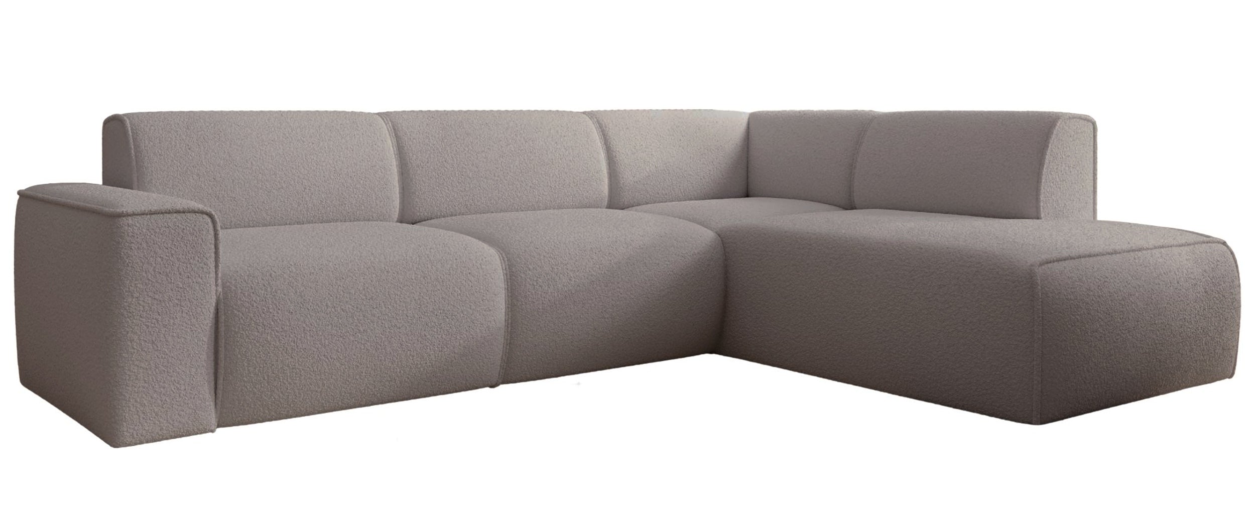 selsey-bouvi-ecksofa-l-f-rmig-rechte-armlehne-grau-braunes-boucl image 4