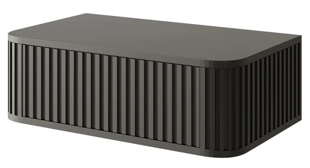selsey-ovarlo-h-ngender-nachttisch-mit-rillen-und-schublade-63-cm-schwarz image 1