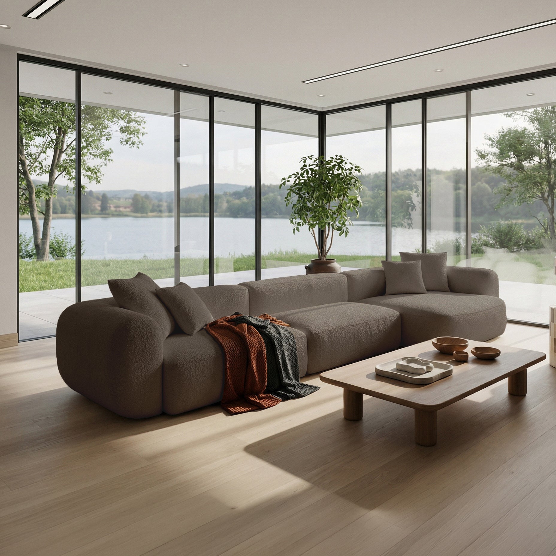 selsey-baomi-modulares-ecksofa-l-form-rechts-436-cm-hellbraunes-chenille image 2