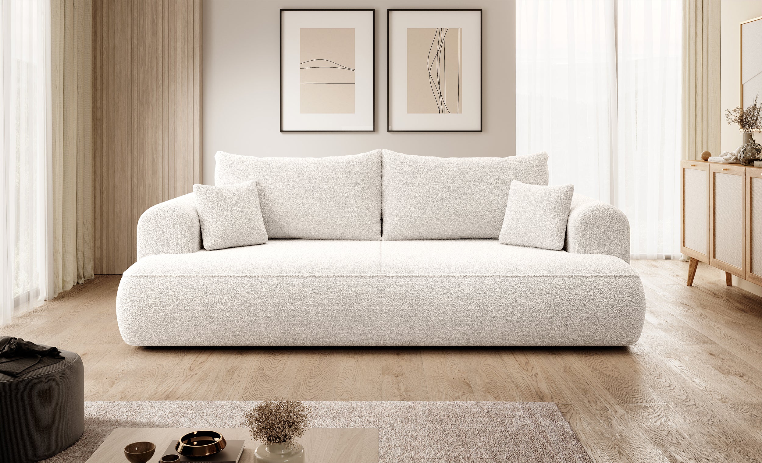 selsey-ovo-drei-sitzer-schlafsofa-mit-stauraum-cremefarbenes-boucl image 2