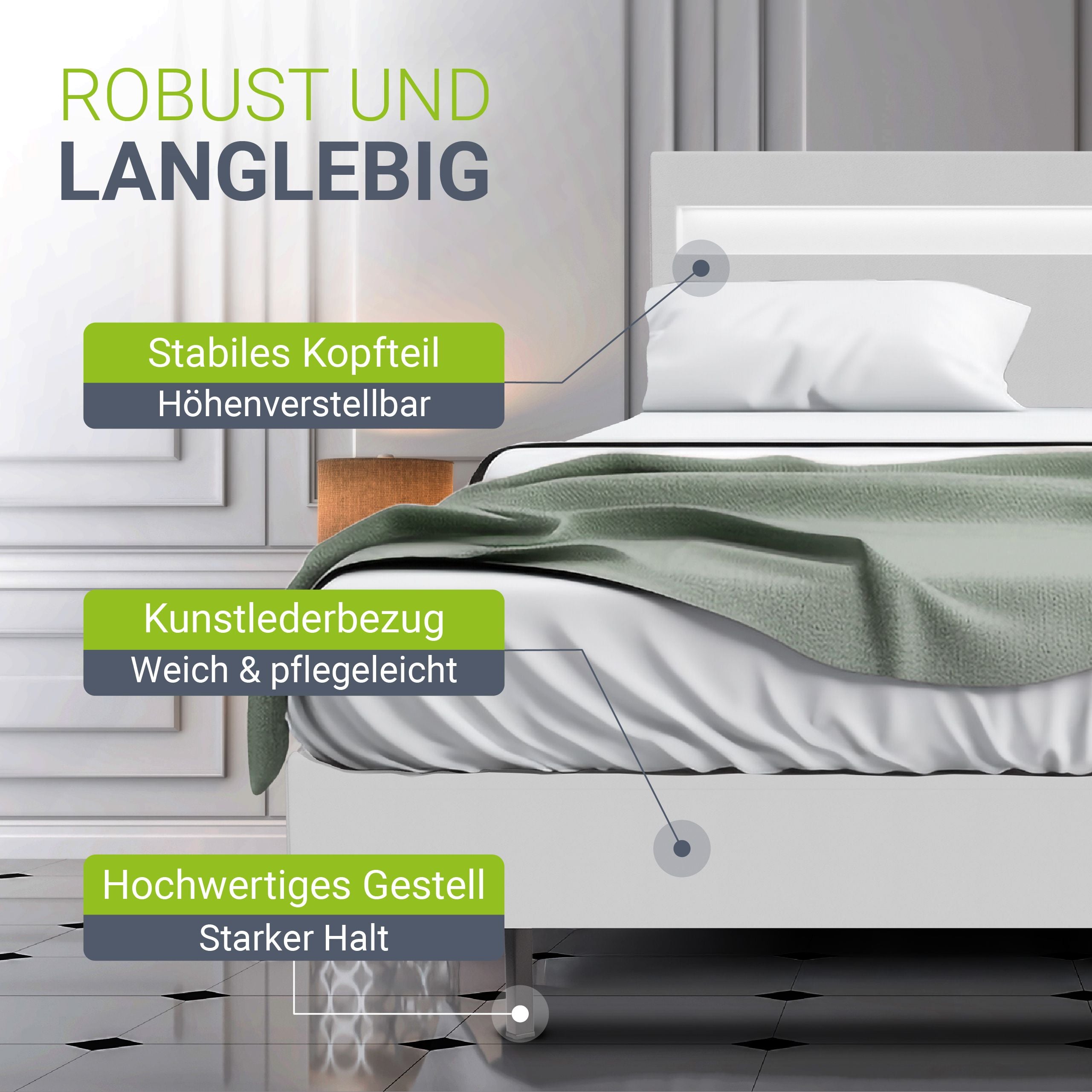 juskys-schwebebett-lissabon-140x200-cm-wei-kunstleder-doppelbett-mit-led-und-ver image 5