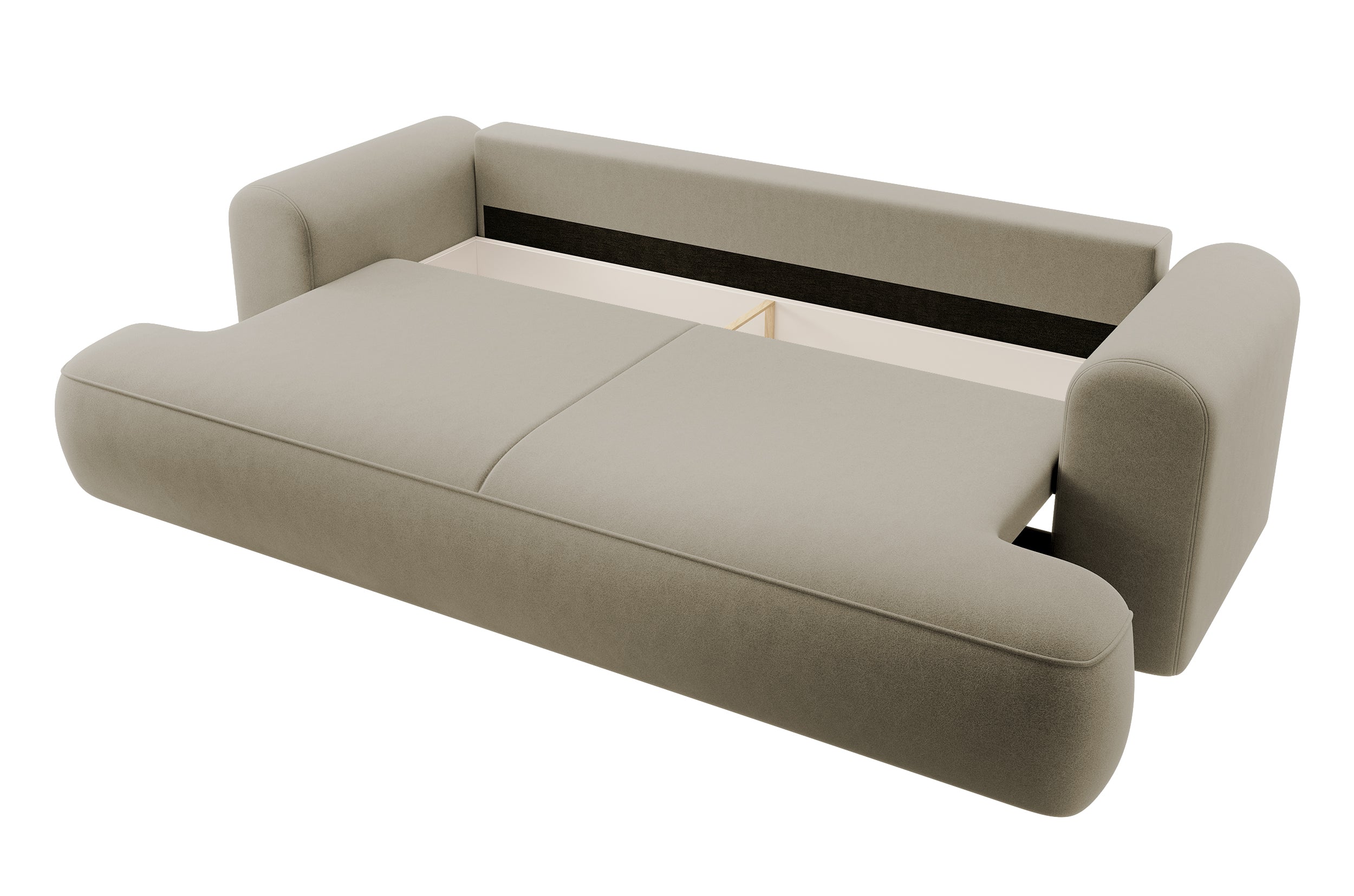 selsey-ovo-3-sitzer-schlafsofa-mit-stauraum-beige-velours-leicht-zu-reinigen image 6