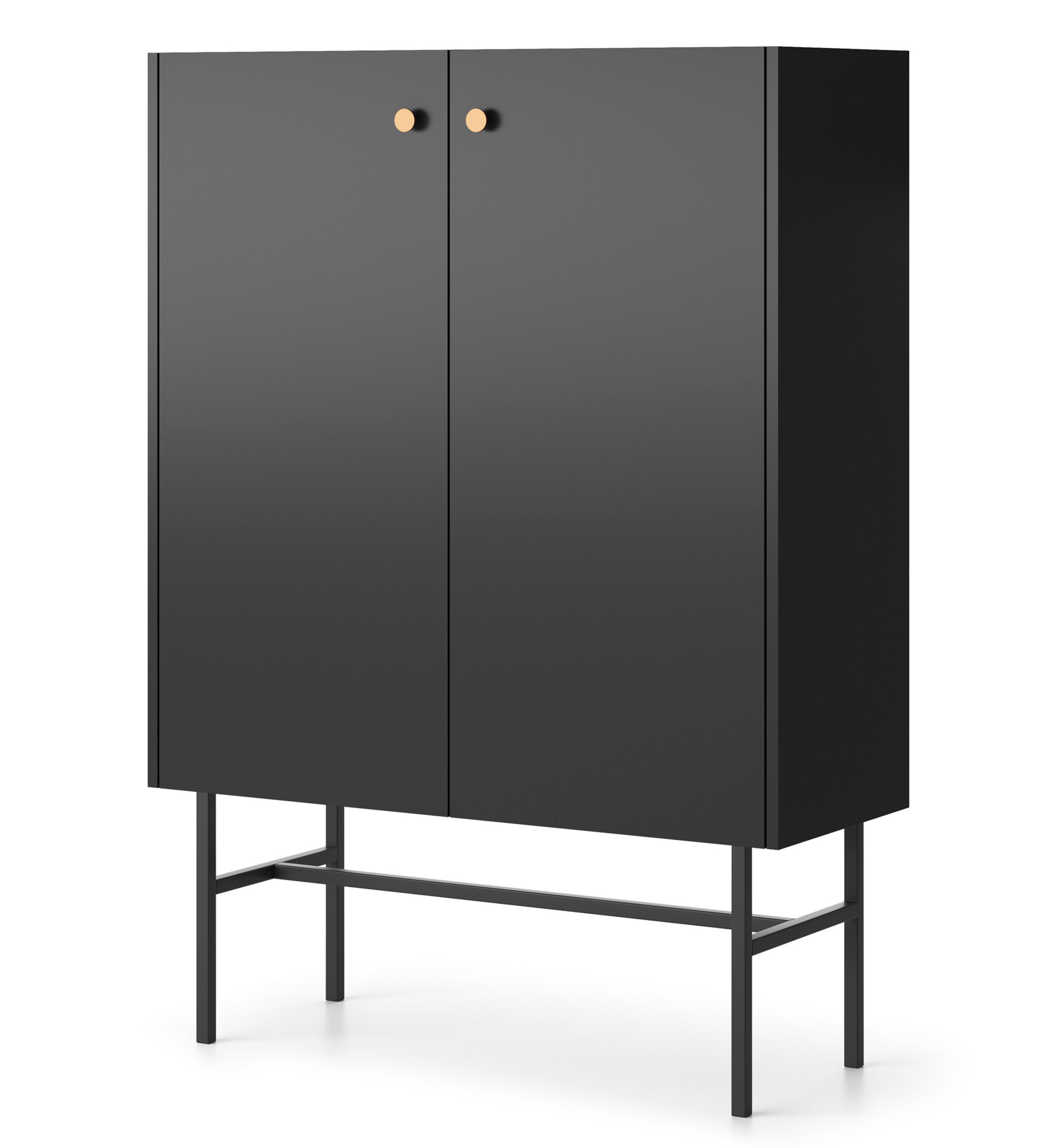 selsey-divenos-hohe-kommode-zweit-rig-93-cm-schwarz image 1