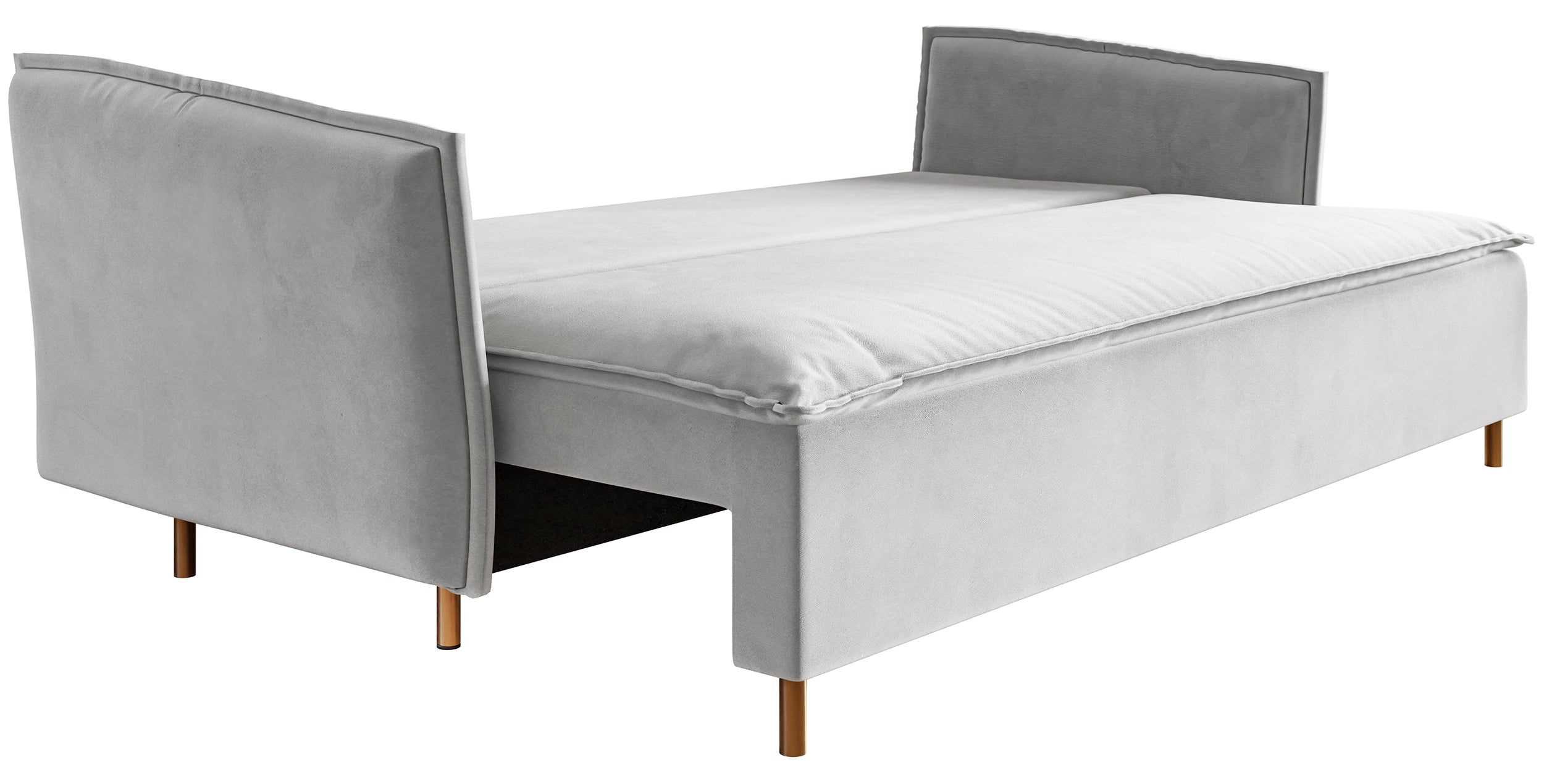 selsey-ummo-dreisitziges-ausklappbares-sofa-mit-stauraum-hellgrauer-velours-gold image 3