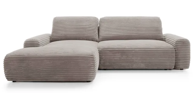selsey-alferia-ecksofa-mit-schlaffunktion-l-links-mit-stauraum-grau-beiges-cord image 1