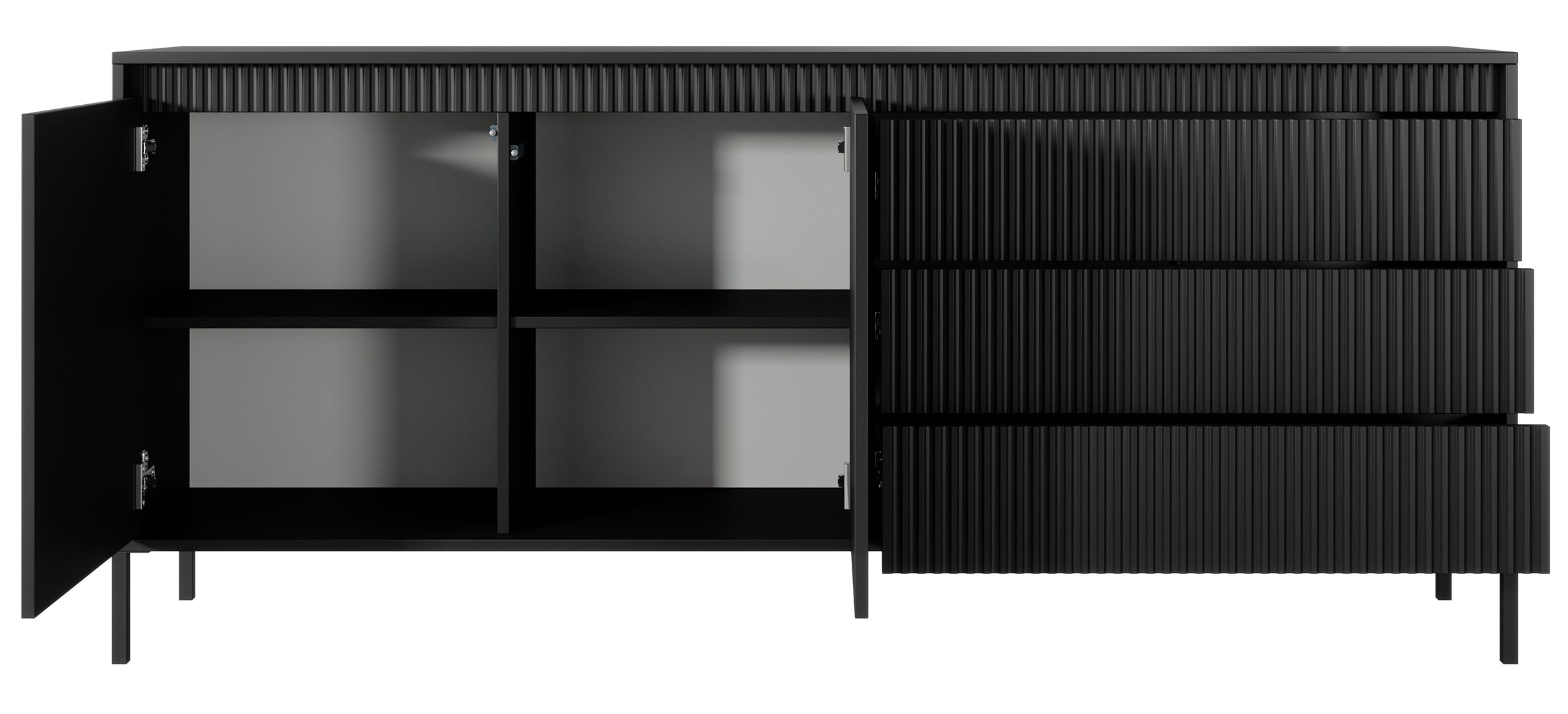 selsey-falsetto-zweit-rige-kommode-187-cm-mit-3-schubladen-geriffelte-fronten-sc image 6