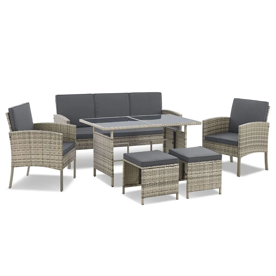 juskys-rattan-sitzgruppe-turin-f-r-7-personen-lounge-gartenset image 1