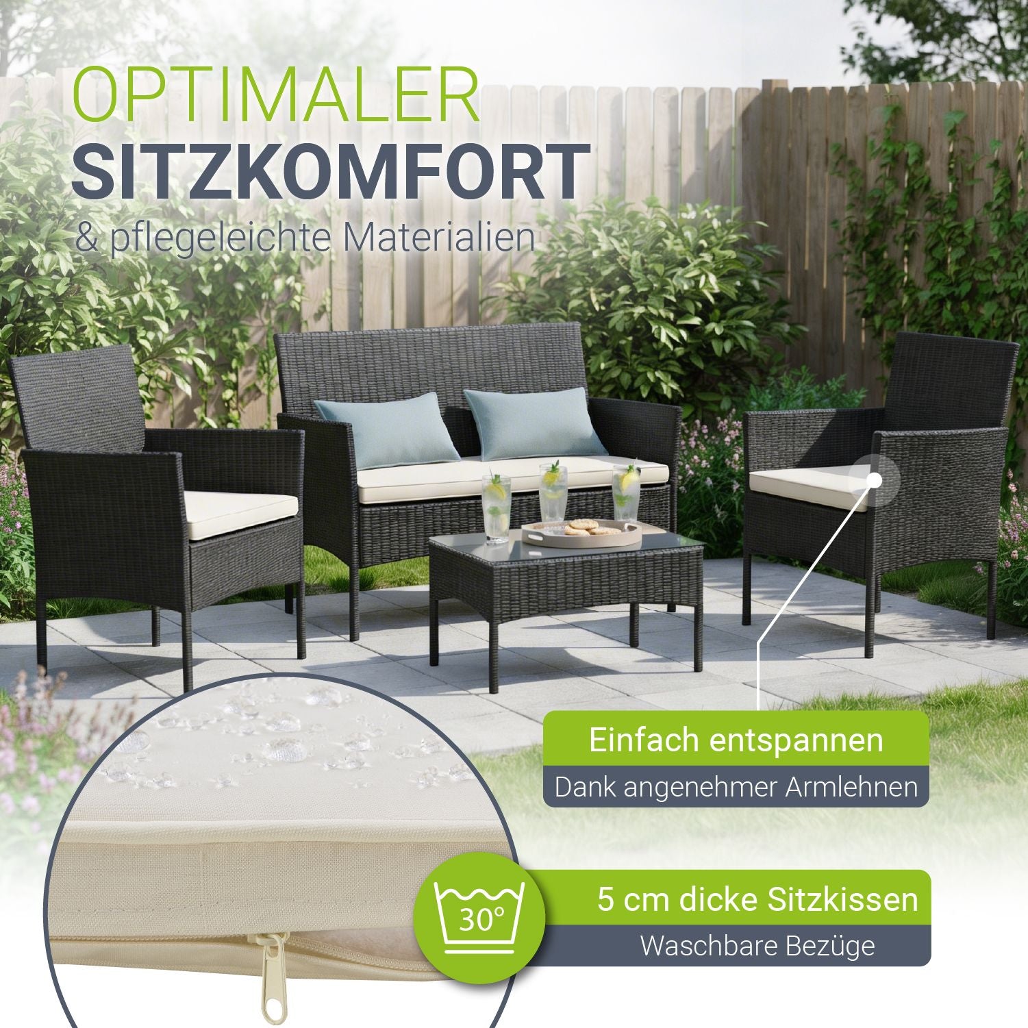 juskys-fort-myers-polyrattan-sitzgruppe-schwarz-creme-4-teilige-lounge-f-r-4-per image 2