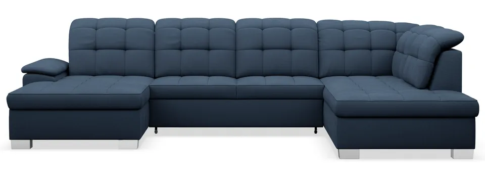 selsey-jamaal-ecksofa-u-f-rmig-links-mit-schlaffunktion-und-stauraum-marineblau- image 1