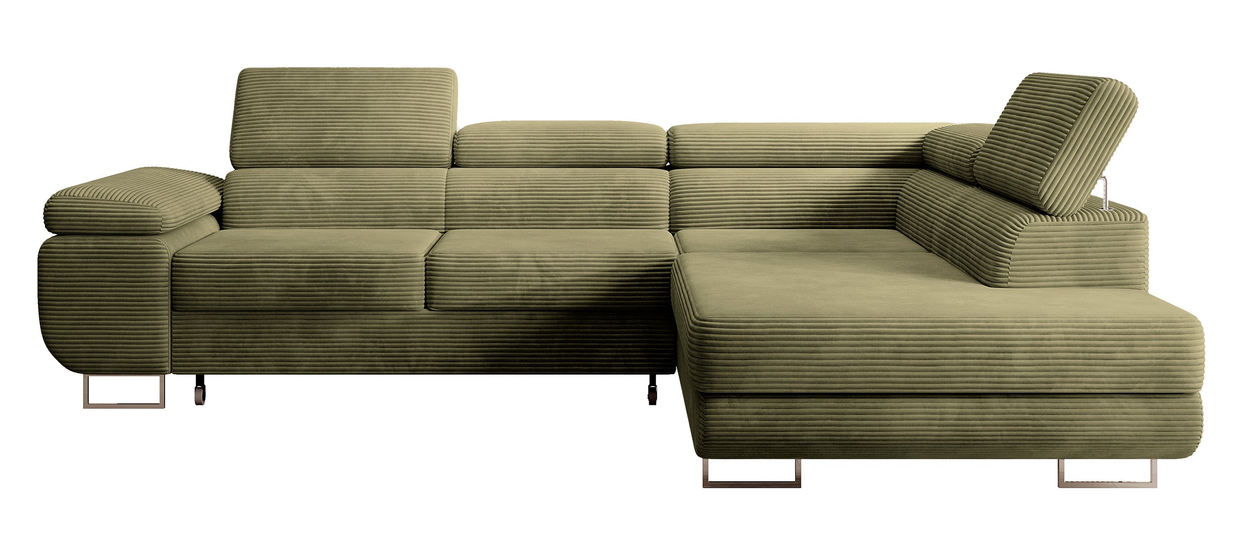 selsey-stevil-ecksofa-mit-schlaffunktion-l-form-rechts-mit-stauraum-olivgr-ner-c image 1