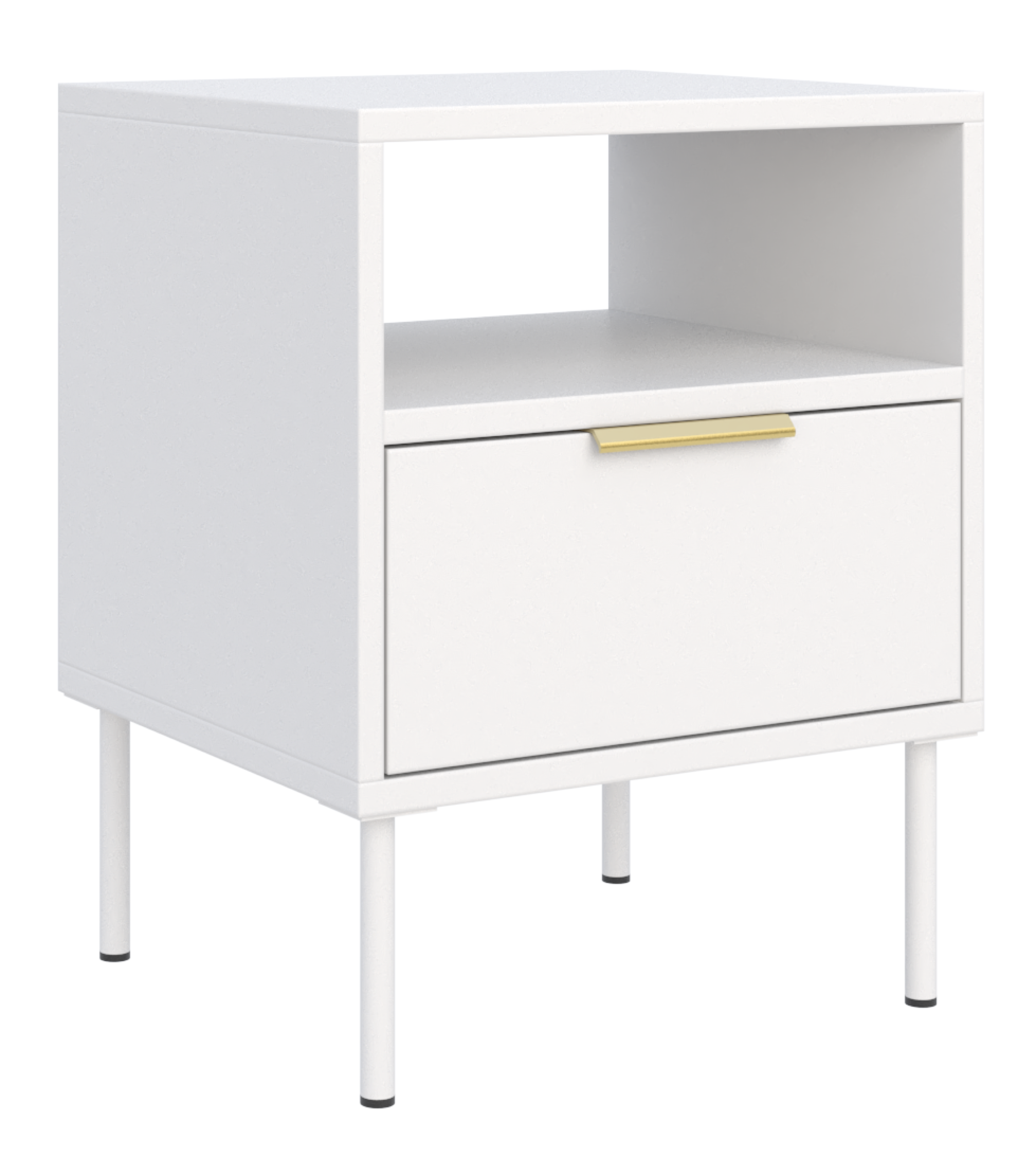 selsey-nachttisch-vena-45-cm-wei-mit-schublade-und-fach image 1