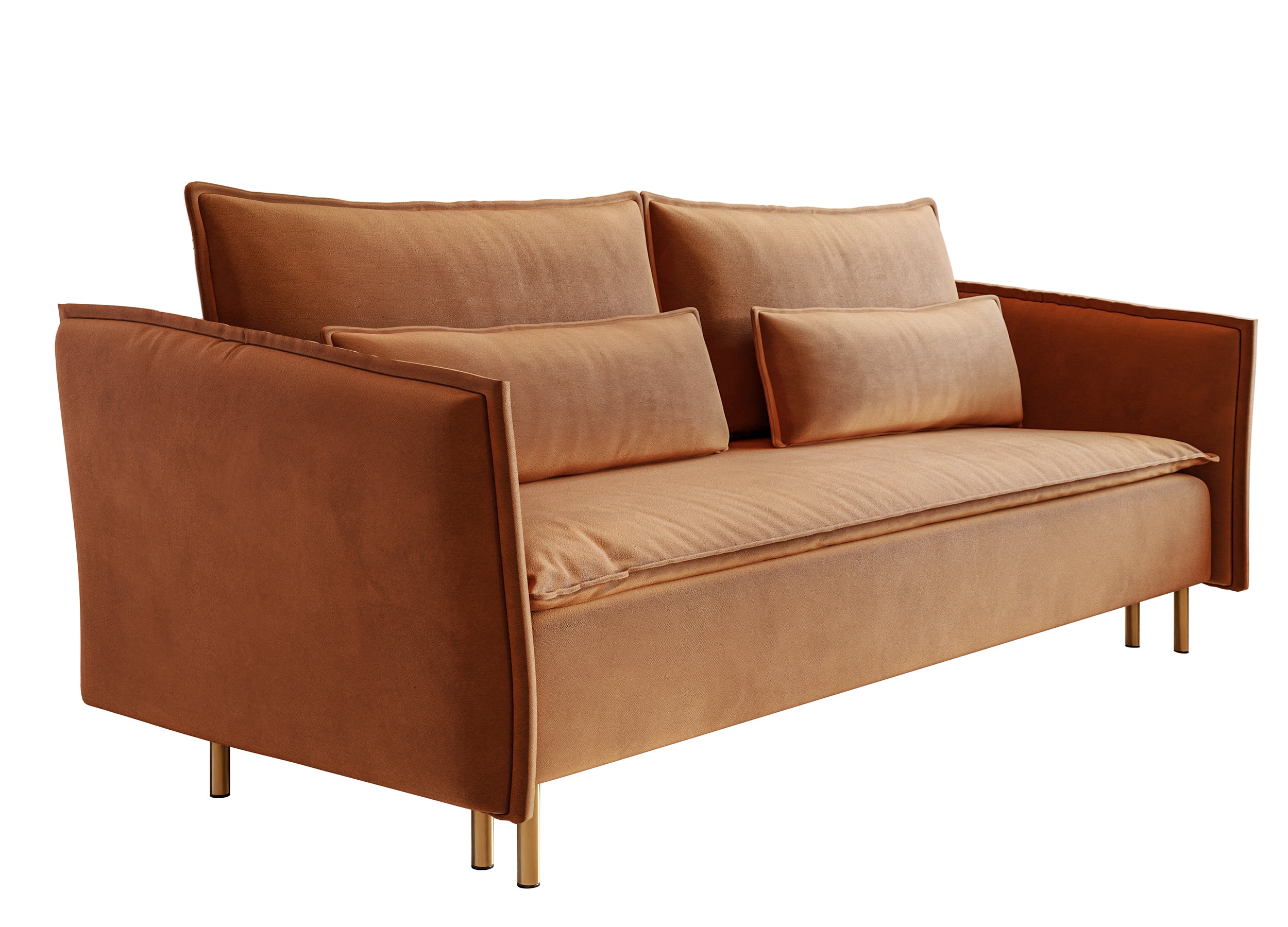 selsey-ummo-dreisitzer-schlafsofa-kupfer-mit-stauraum-samt-wasserabweisend-goldb image 4