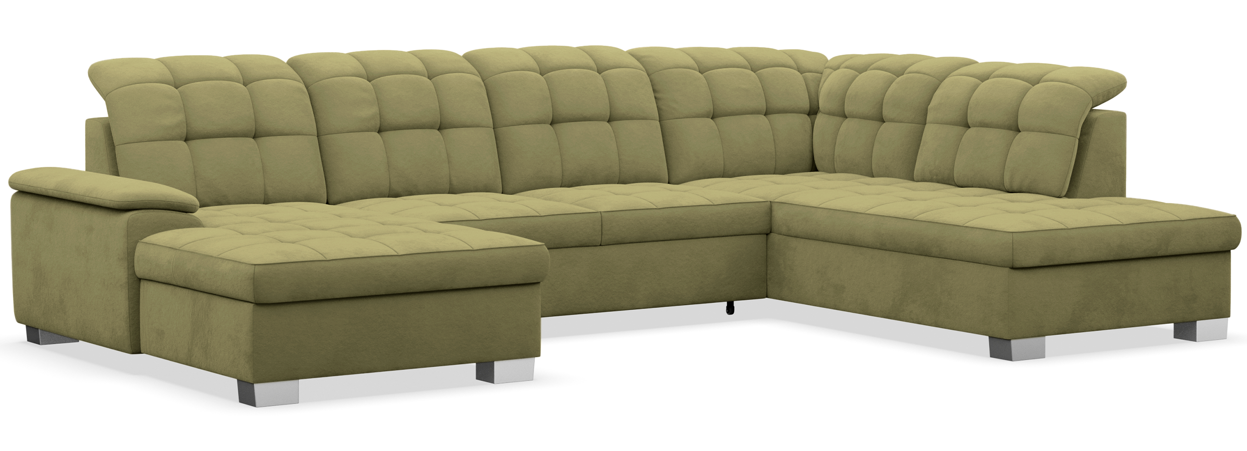 selsey-jamaal-ecksofa-mit-schlaffunktion-u-f-rmig-links-mit-stauraum-olivgr-n-sa image 4