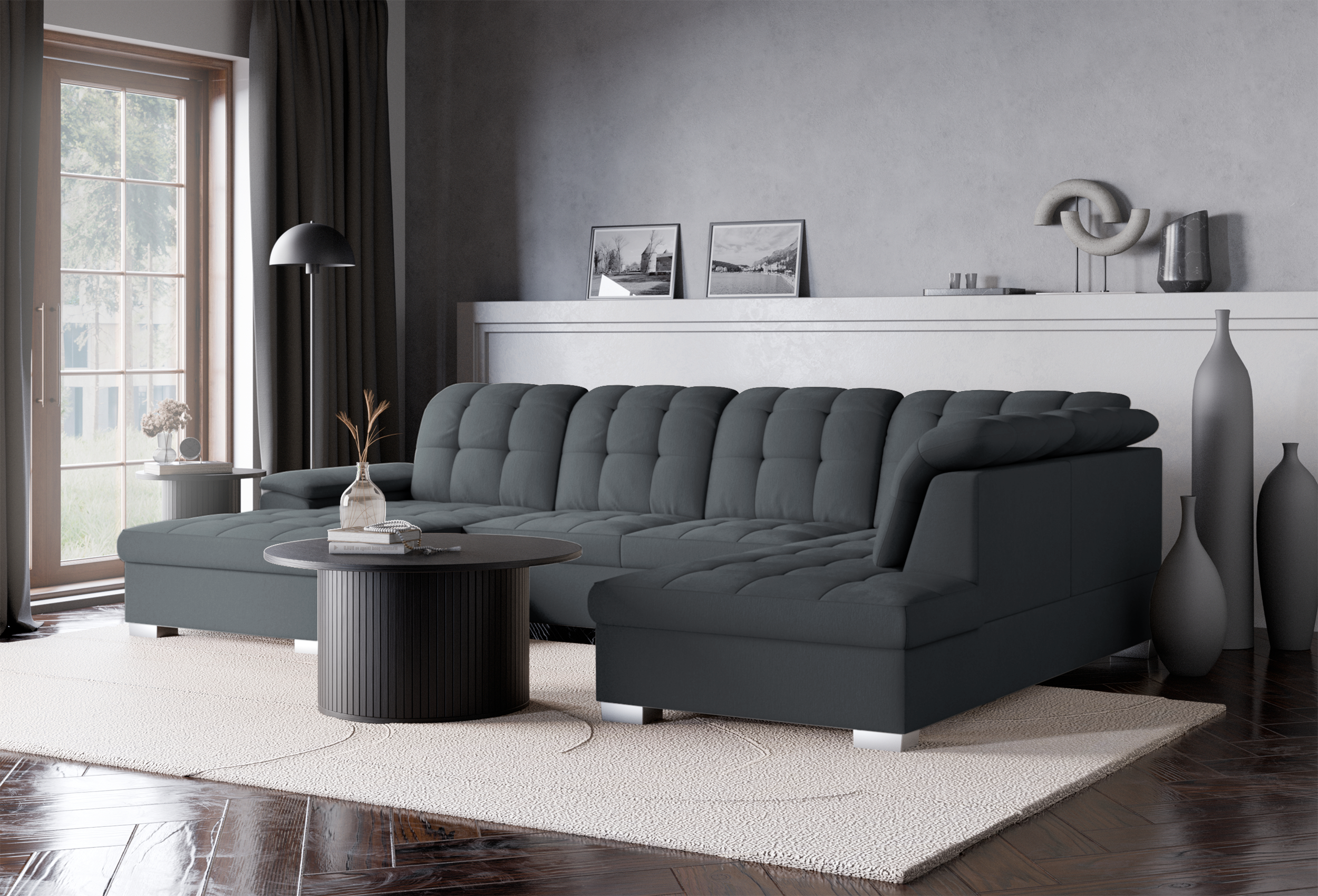 selsey-jamaal-ecksofa-u-f-rmig-links-mit-schlaffunktion-und-stauraum-dunkelgraue image 3