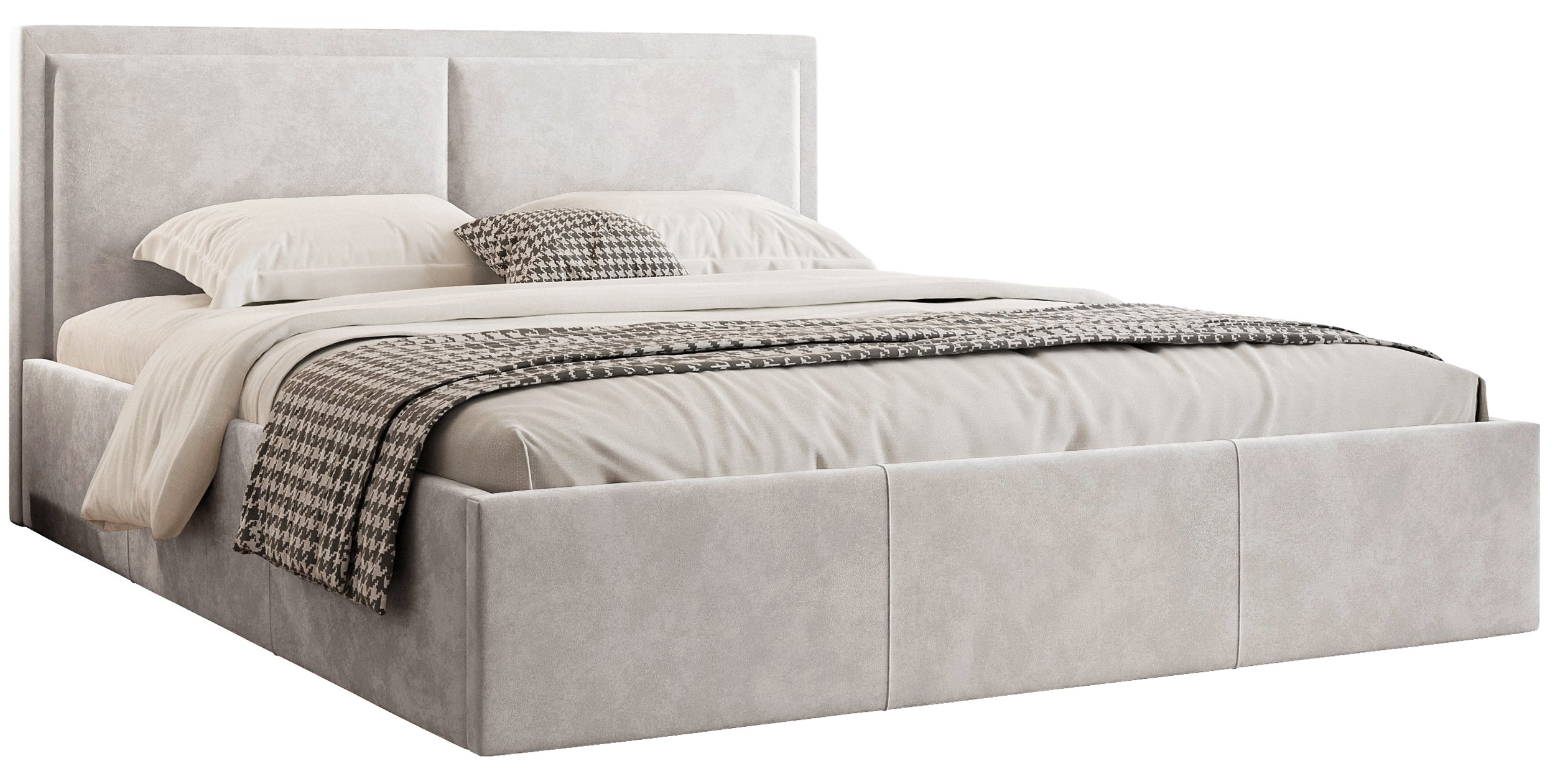 selsey-soave-ii-gepolstertes-bett-160x200-cm-mit-stauraum-und-metallrahmen-hellb image 1
