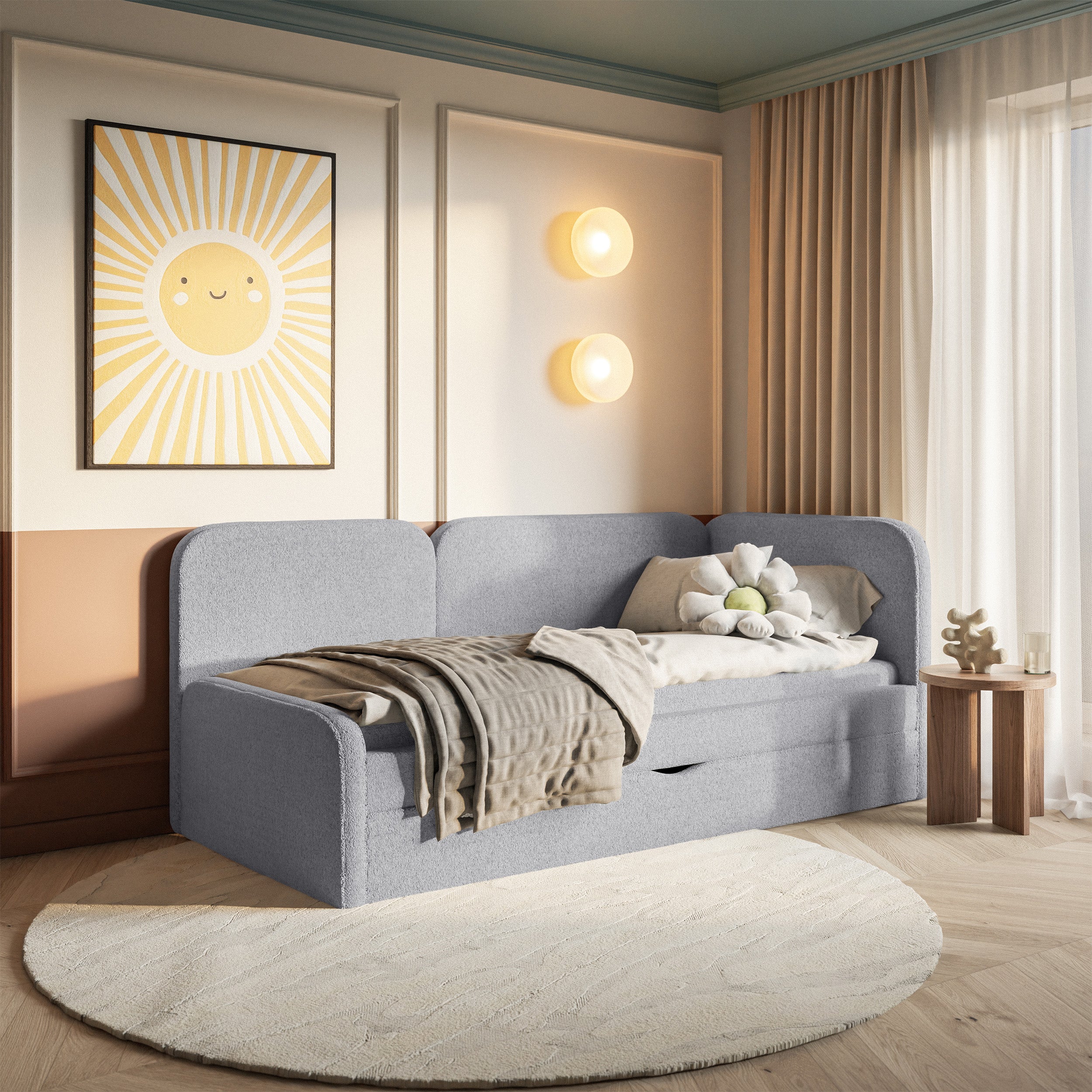 selsey-cuddy-jugendbett-90x200-cm-rechts-mit-matratze-grau-pl-sch image 2