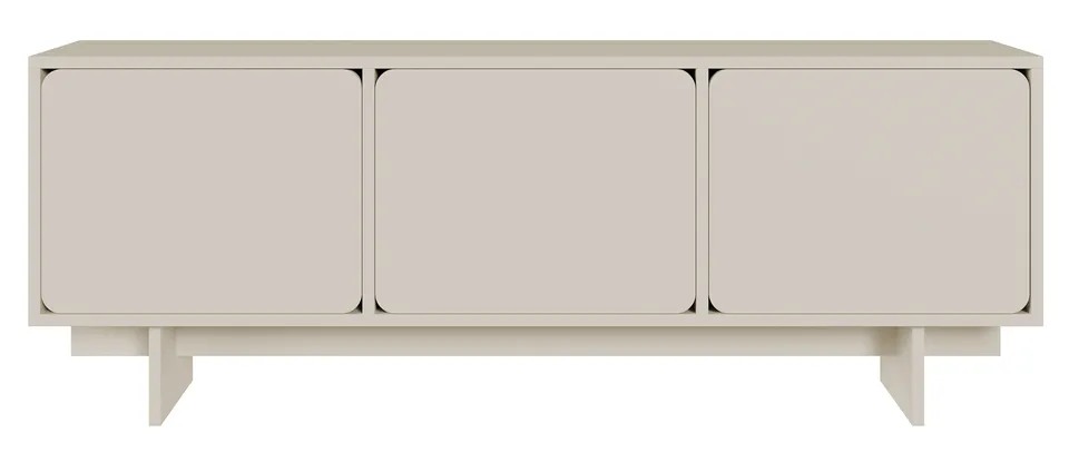 selsey-wuwu-tv-schrank-150-cm-mit-drei-schr-nken-grau-beige image 1