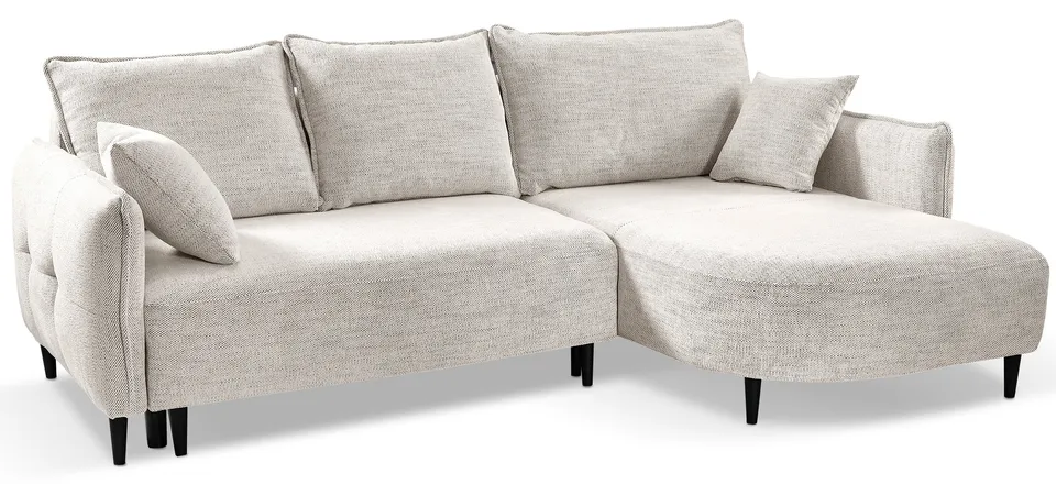 selsey-oblivio-mini-ecksofa-mit-schlaffunktion-rechts-l-form-beige-flechtmuster- image 1