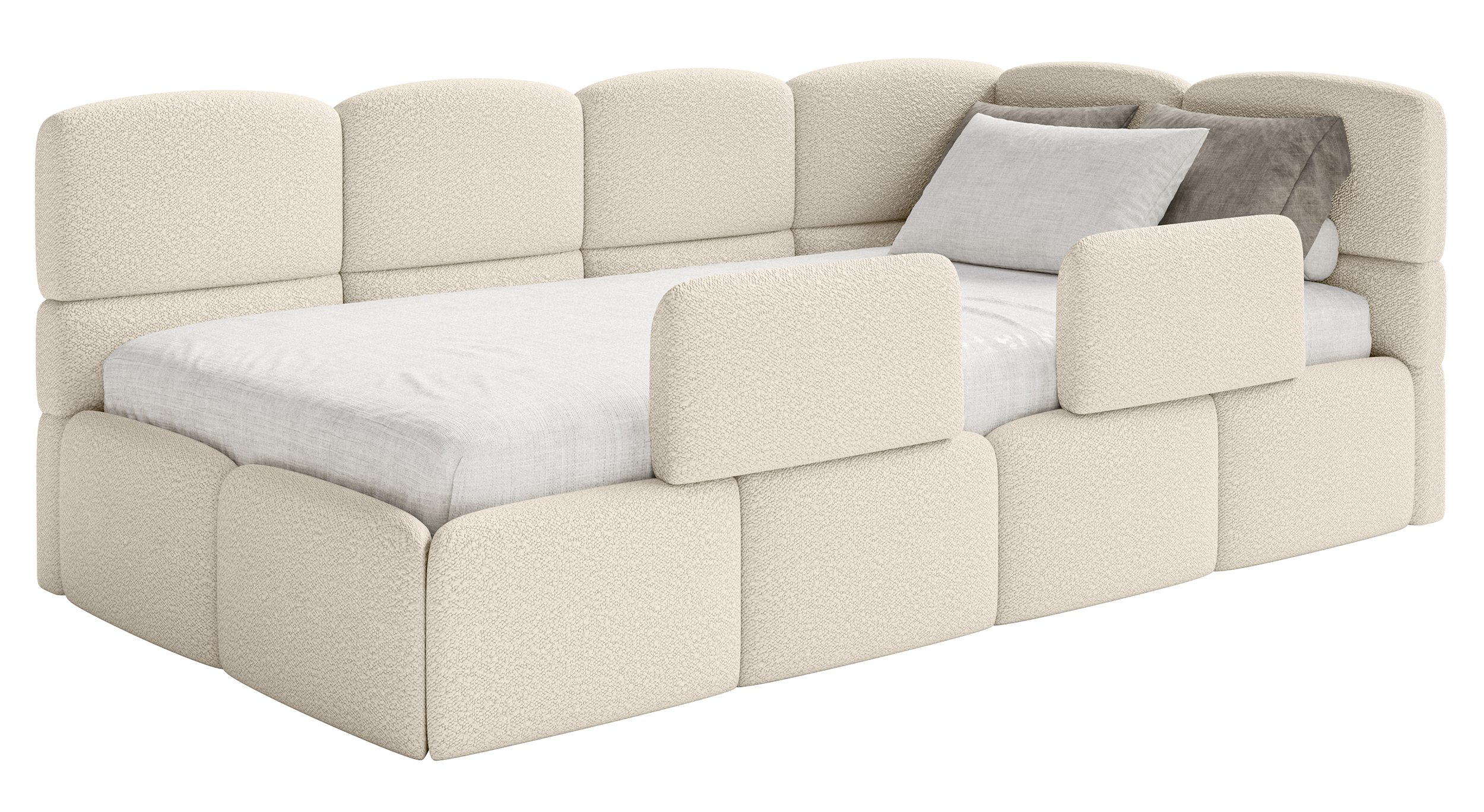 selsey-cloudy-jugendbett-90x200-cm-rechtsseitig-mit-matratze-stauraum-hellbeige- image 1