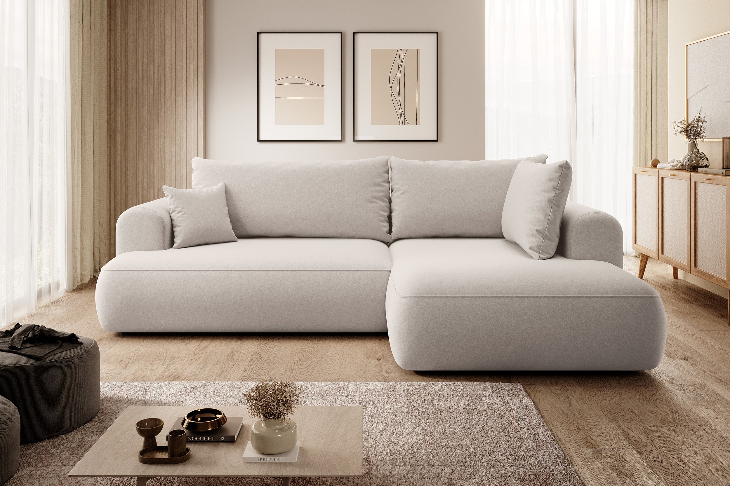 selsey-ovo-ecksofa-l-f-rmig-rechts-mit-schlaffunktion-und-stauraum-creme-samt image 2
