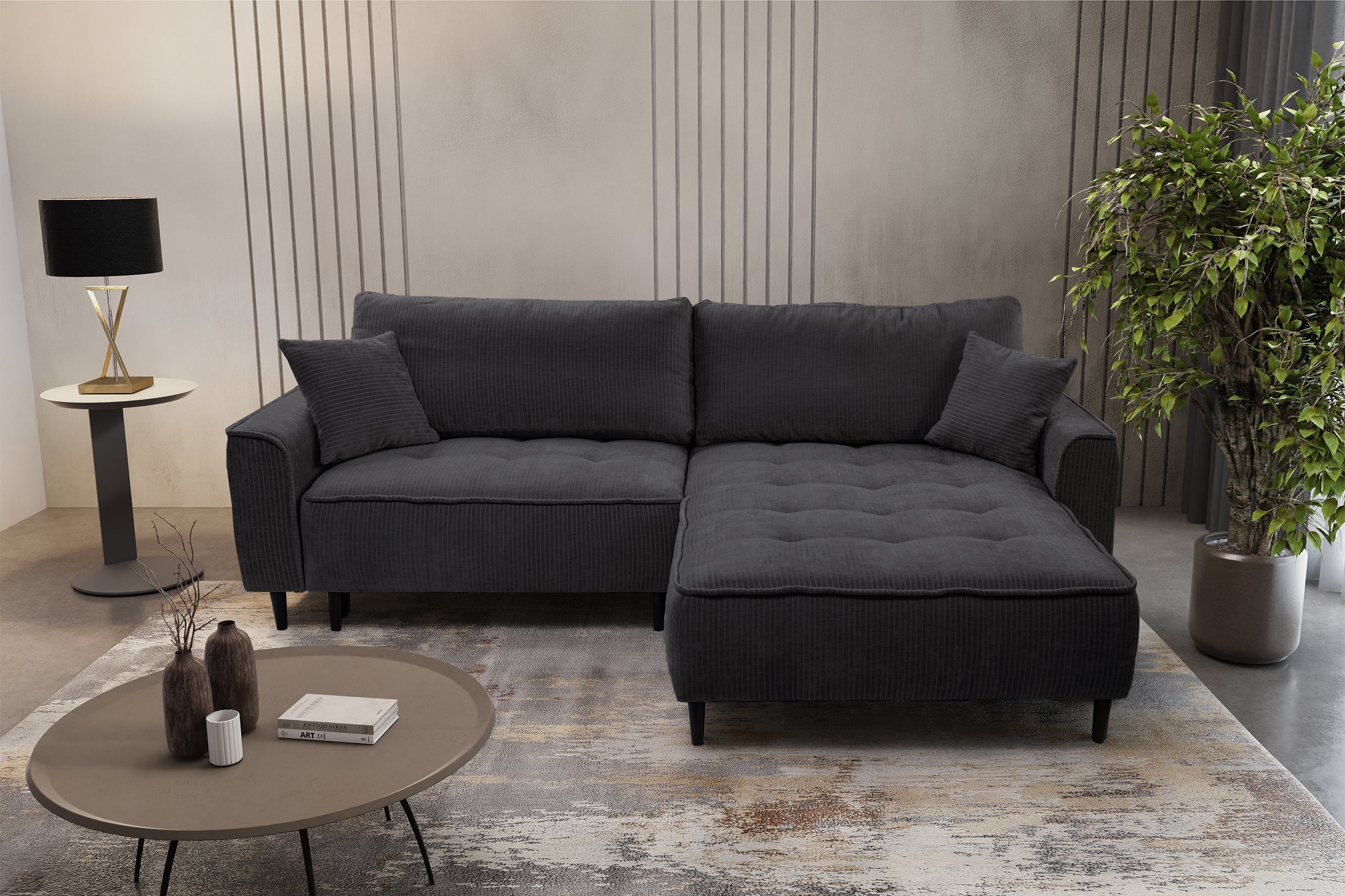 selsey-blues-ecksofa-mit-schlaffunktion-l-form-rechts-graphit-cord-mit-stauraum image 2