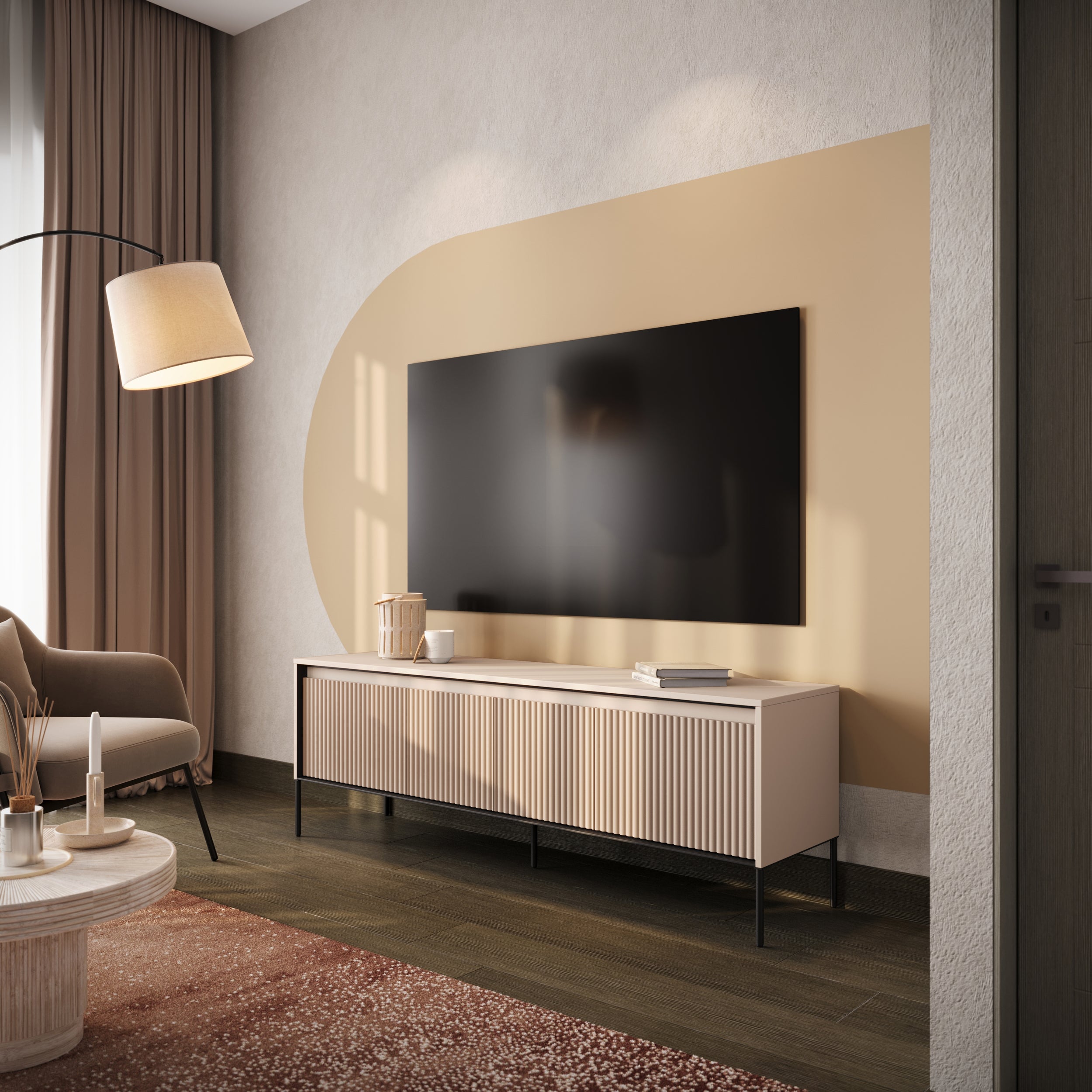 selsey-trend-tv-schrank-167-cm-mit-led-beige image 3