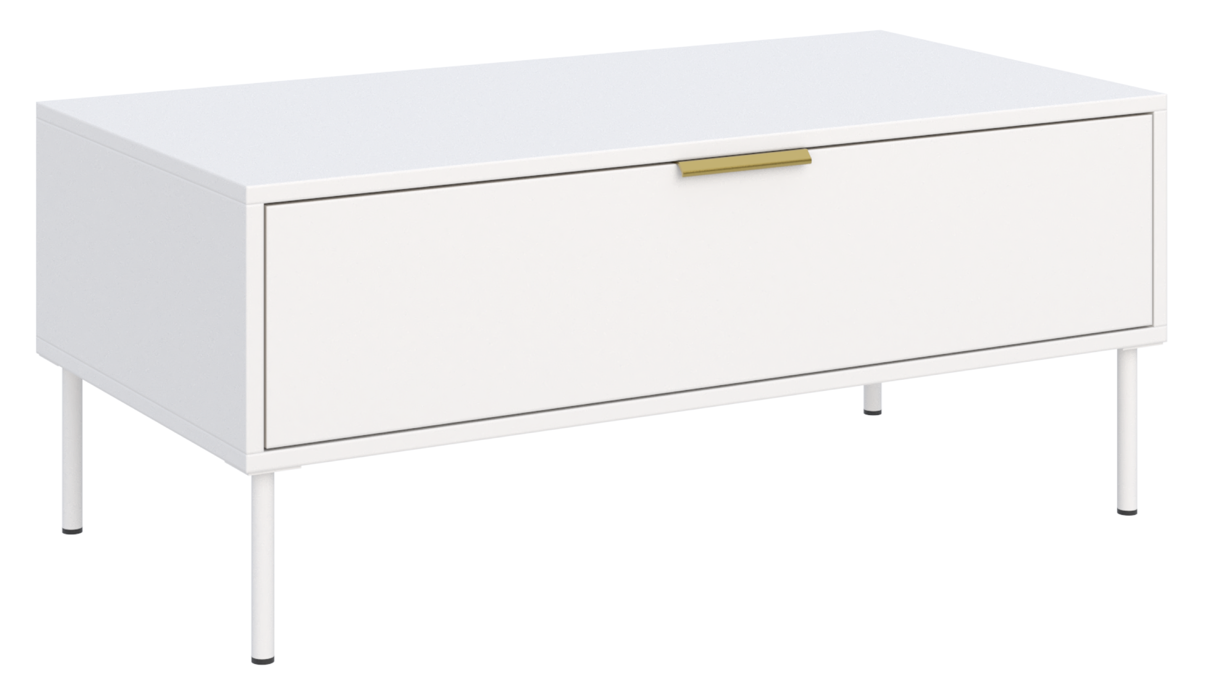 selsey-vena-couchtisch-100x50-cm-mit-schublade-wei image 1