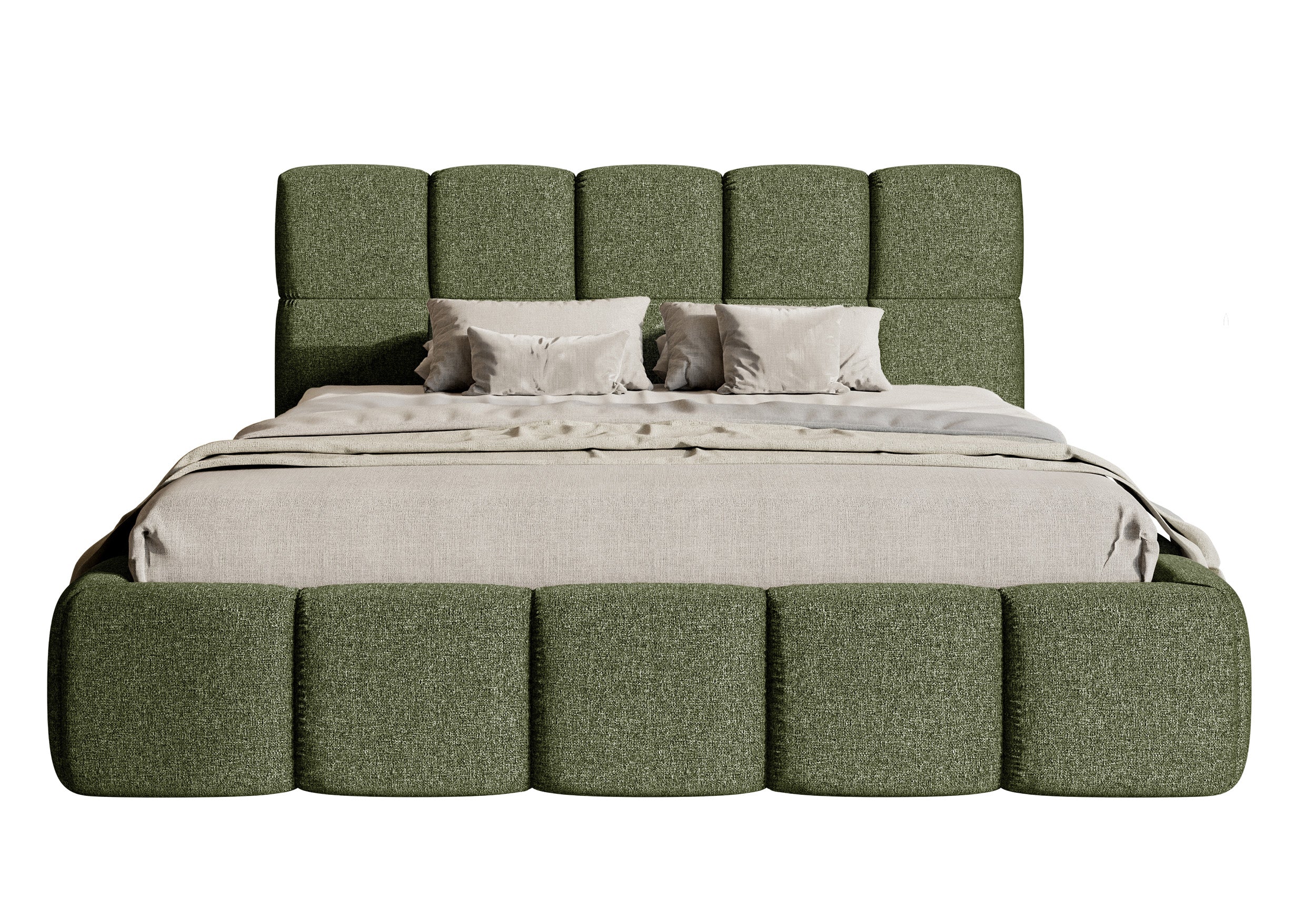 selsey-cloudy-gepolstertes-bett-200x200-cm-olivgr-ner-hydrophober-chenille-stoff image 4