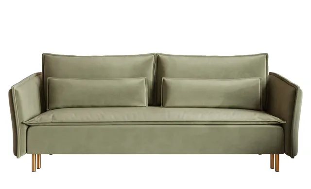 selsey-ummo-3-sitzer-schlafsofa-ausklappbar-salbeigr-n-velours-hydrophob-mit-sta image 1