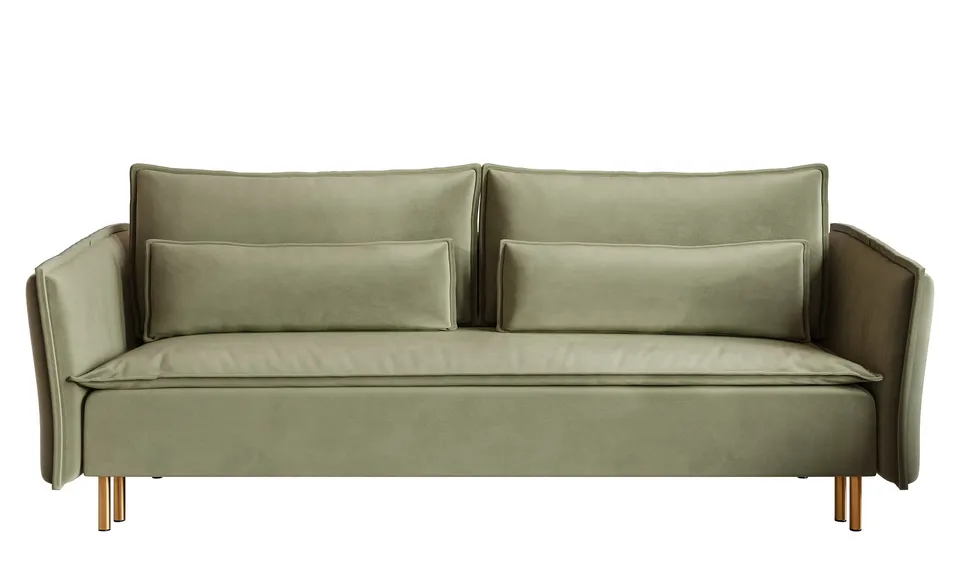 selsey-ummo-3-sitzer-schlafsofa-ausklappbar-salbeigr-n-velours-hydrophob-mit-sta image 1