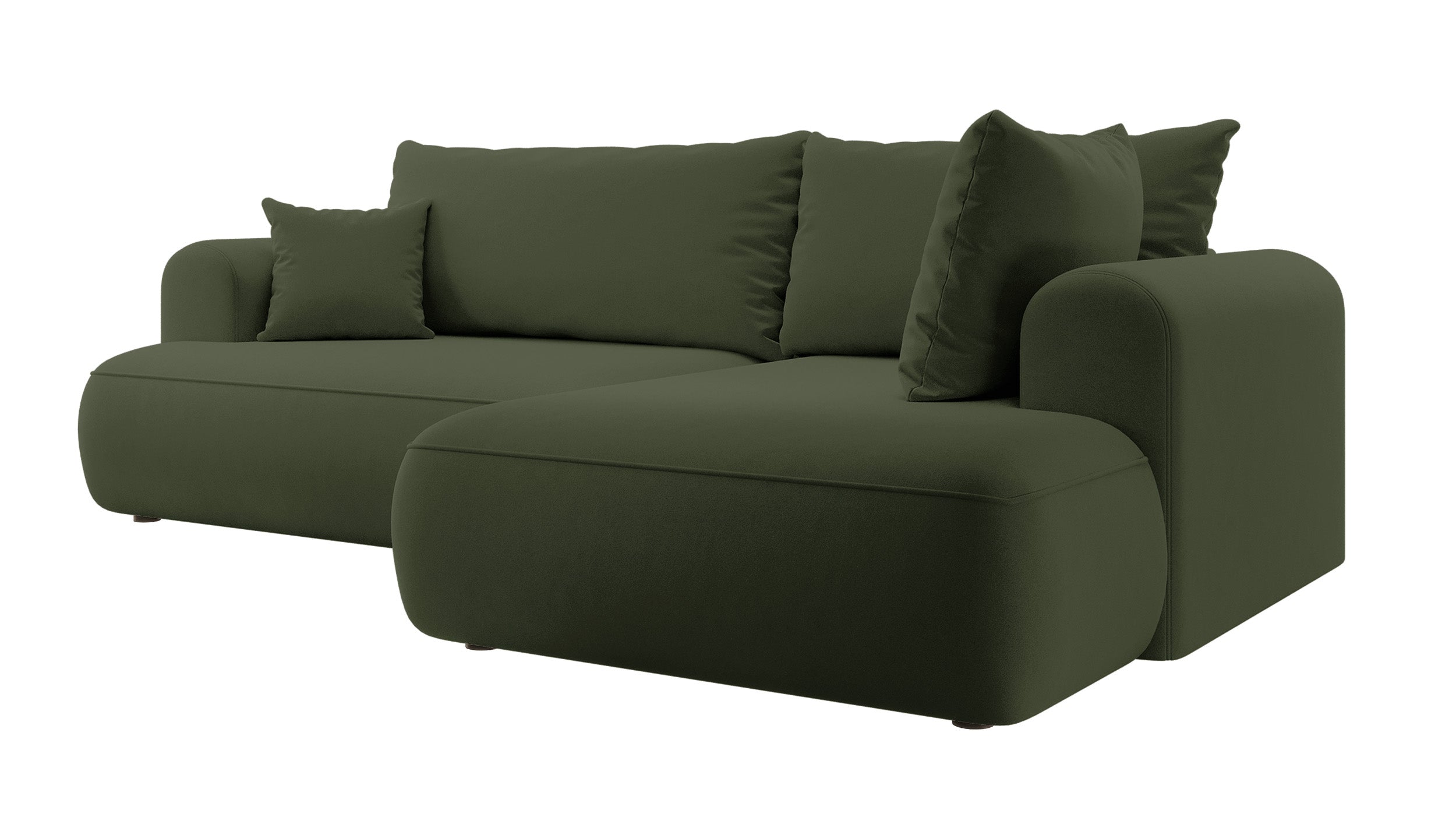 selsey-ovo-ecksofa-mit-schlaffunktion-rechts-oliv-samt-l-form image 5