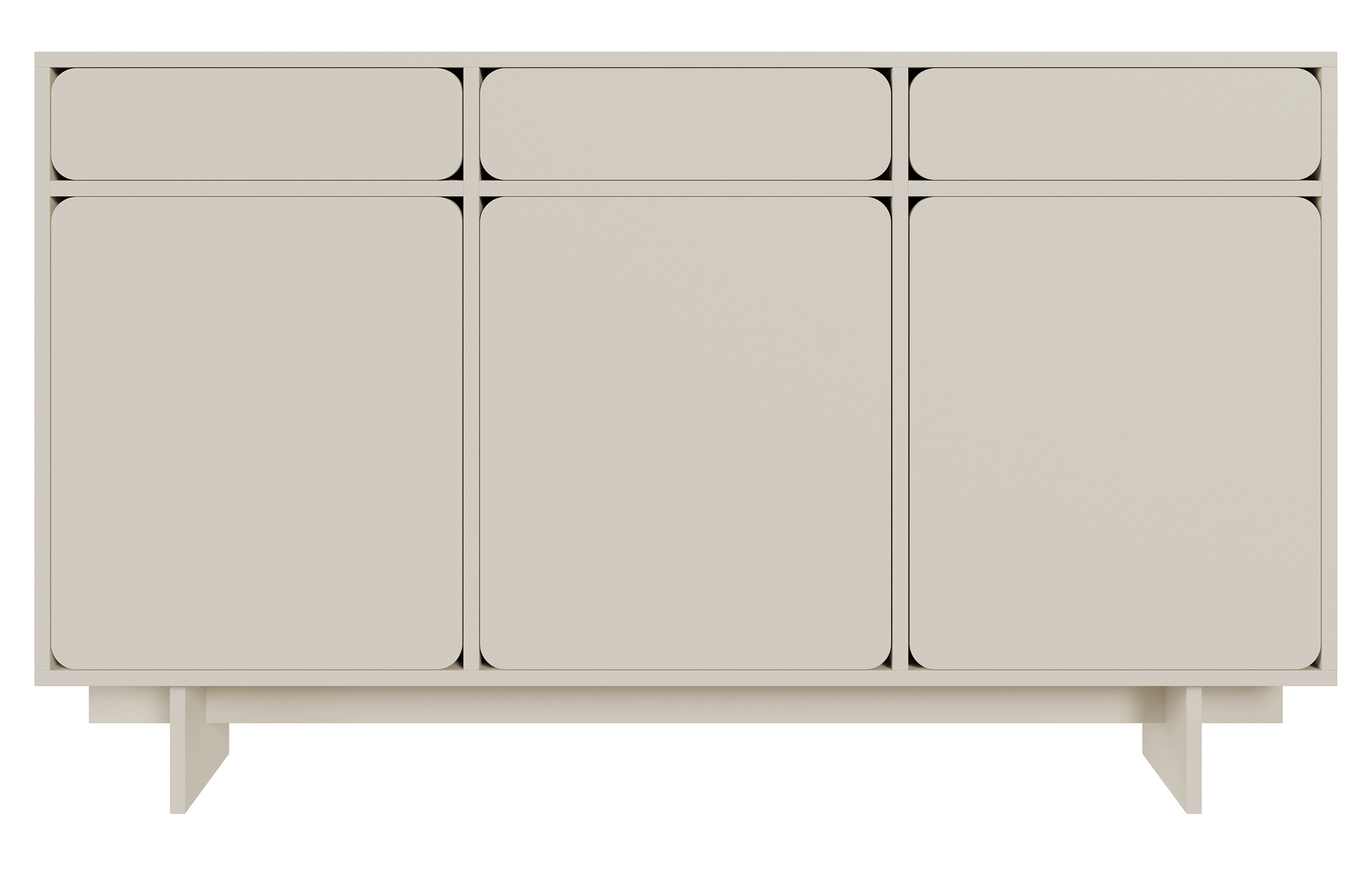 selsey-wuwu-dreht-r-kommode-150-cm-mit-drei-schubladen-grau-beige image 1