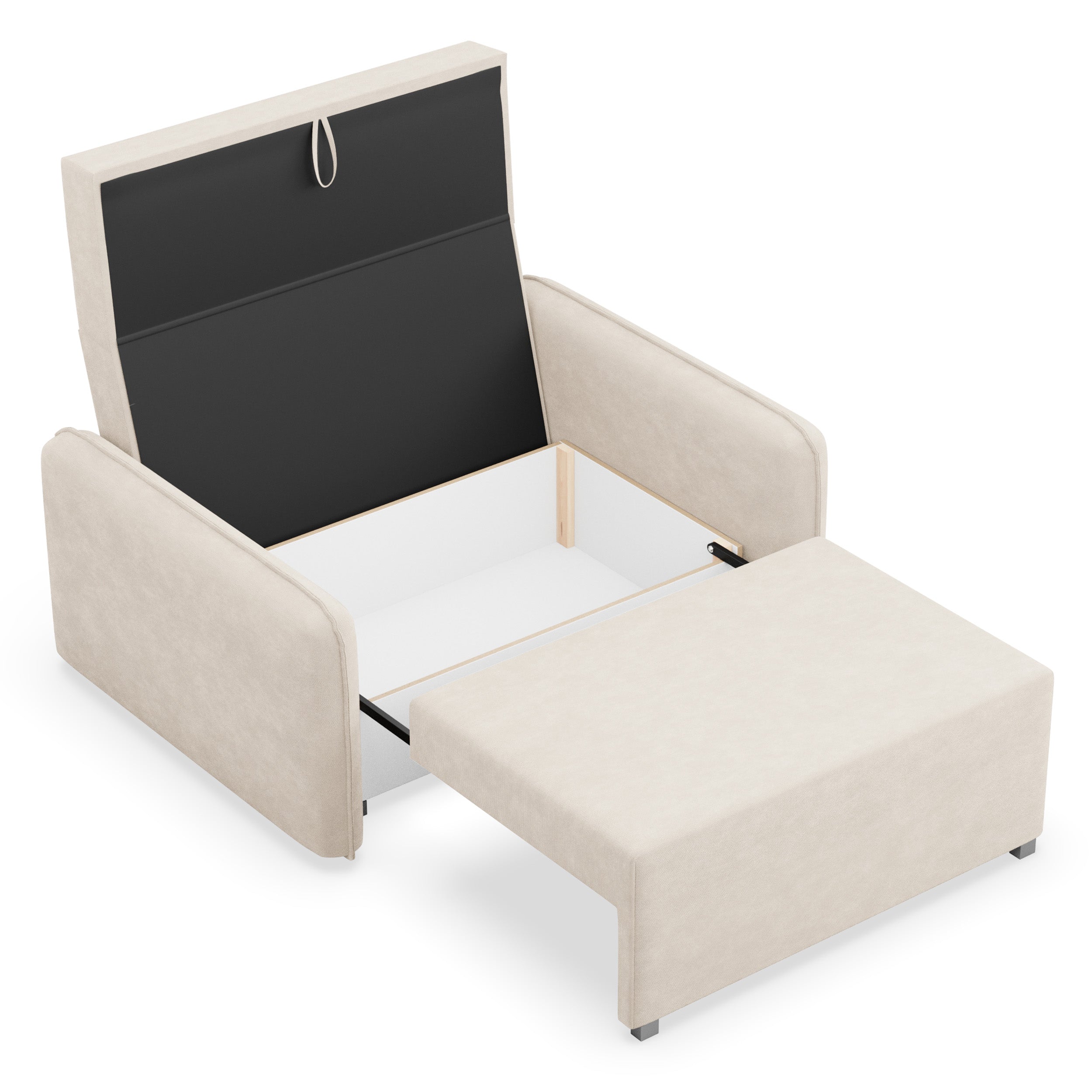 selsey-duelia-schlafsofa-2-sitzer-ausklappbar-hellbeige-hydrophobe-chenille image 6