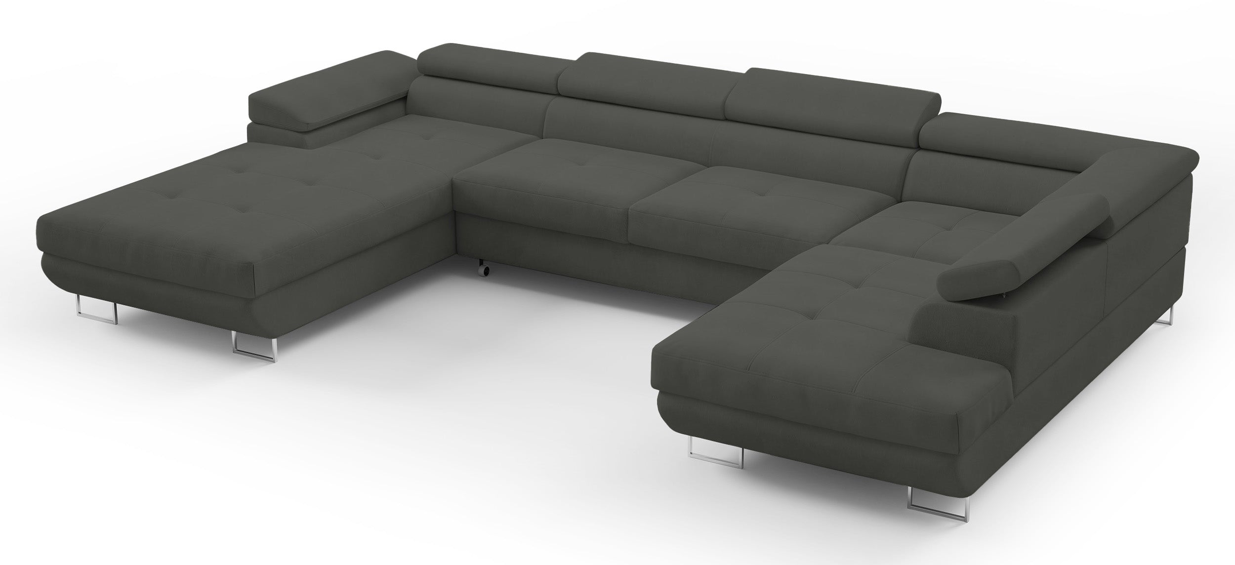 selsey-nollia-ecksofa-u-form-rechts-mit-schlaffunktion-dunkelgrau-boucl image 5