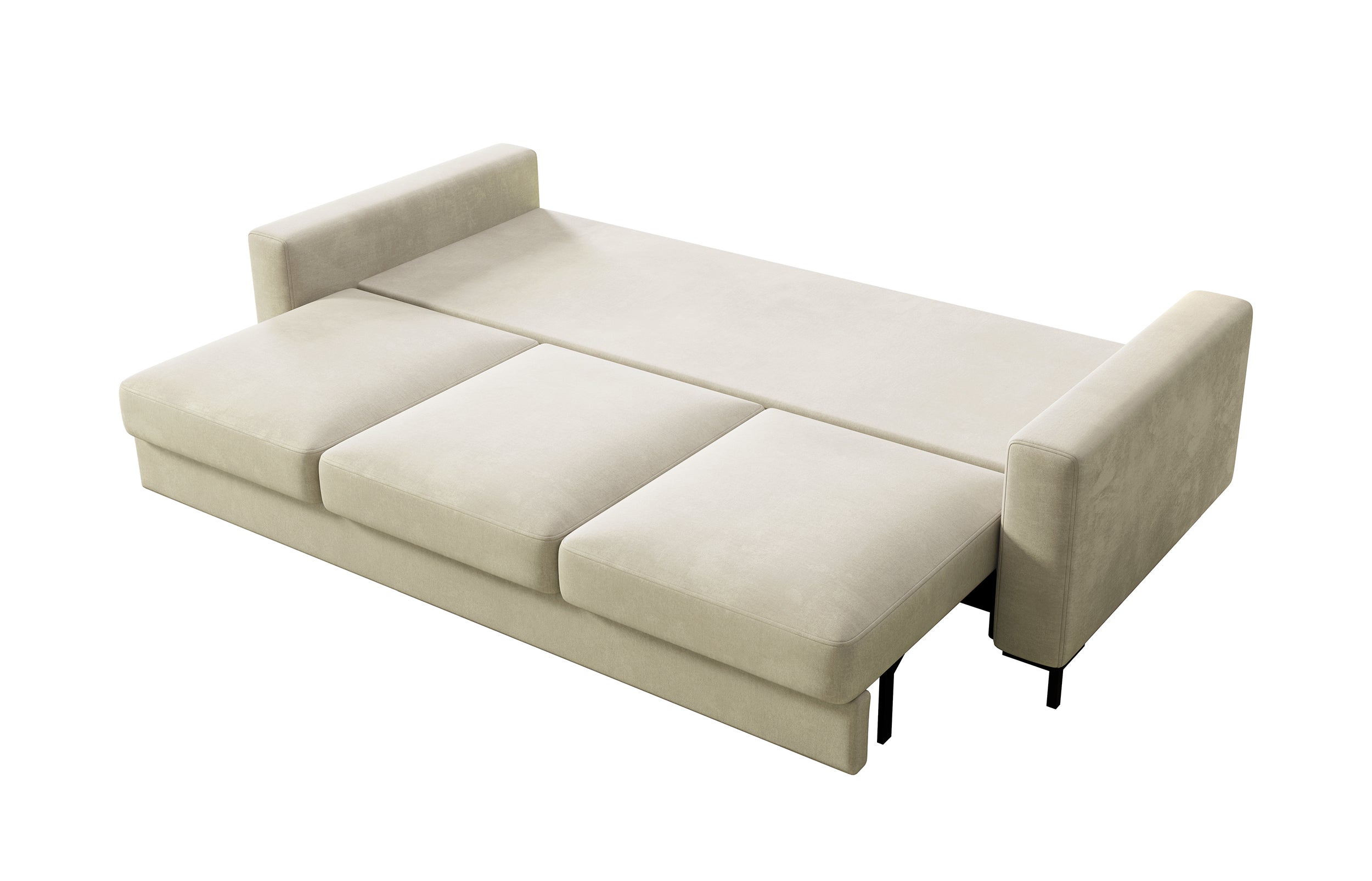 selsey-mokpeo-dreisitziges-ausklappbares-sofa-mit-stauraum-beige-samtstoff image 7