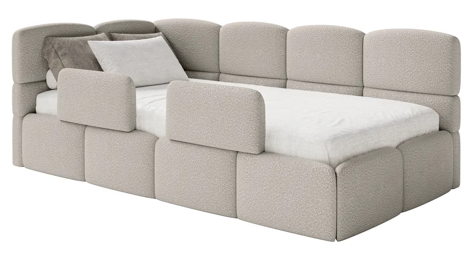 selsey-cloudy-jugendbett-90x200-cm-links-grau-beiges-boucl-mit-stauraum image 1