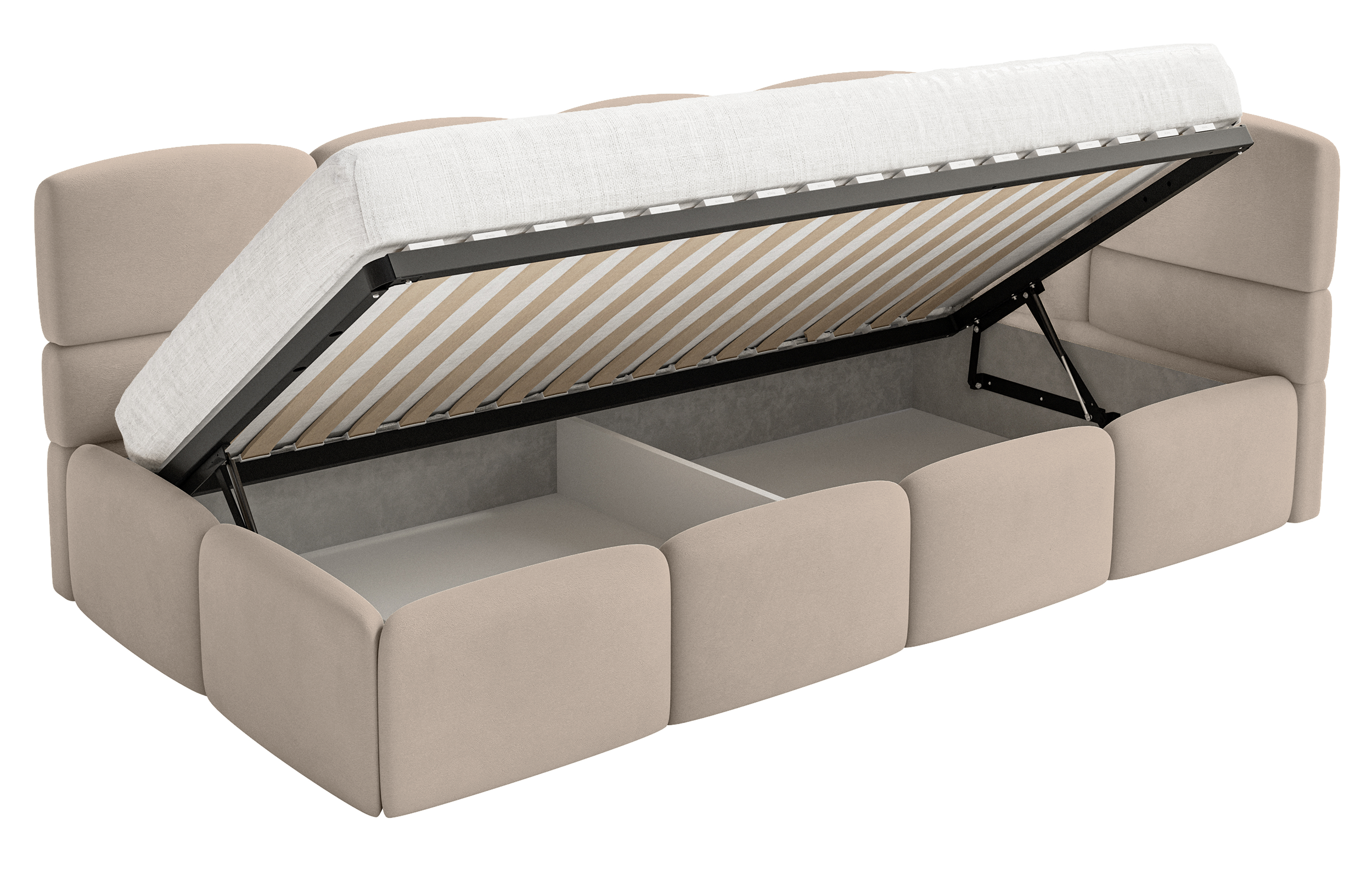selsey-cloudy-jugendbett-90x200-cm-rechtsseitig-mit-aufbewahrungsbox-beige-velou image 5