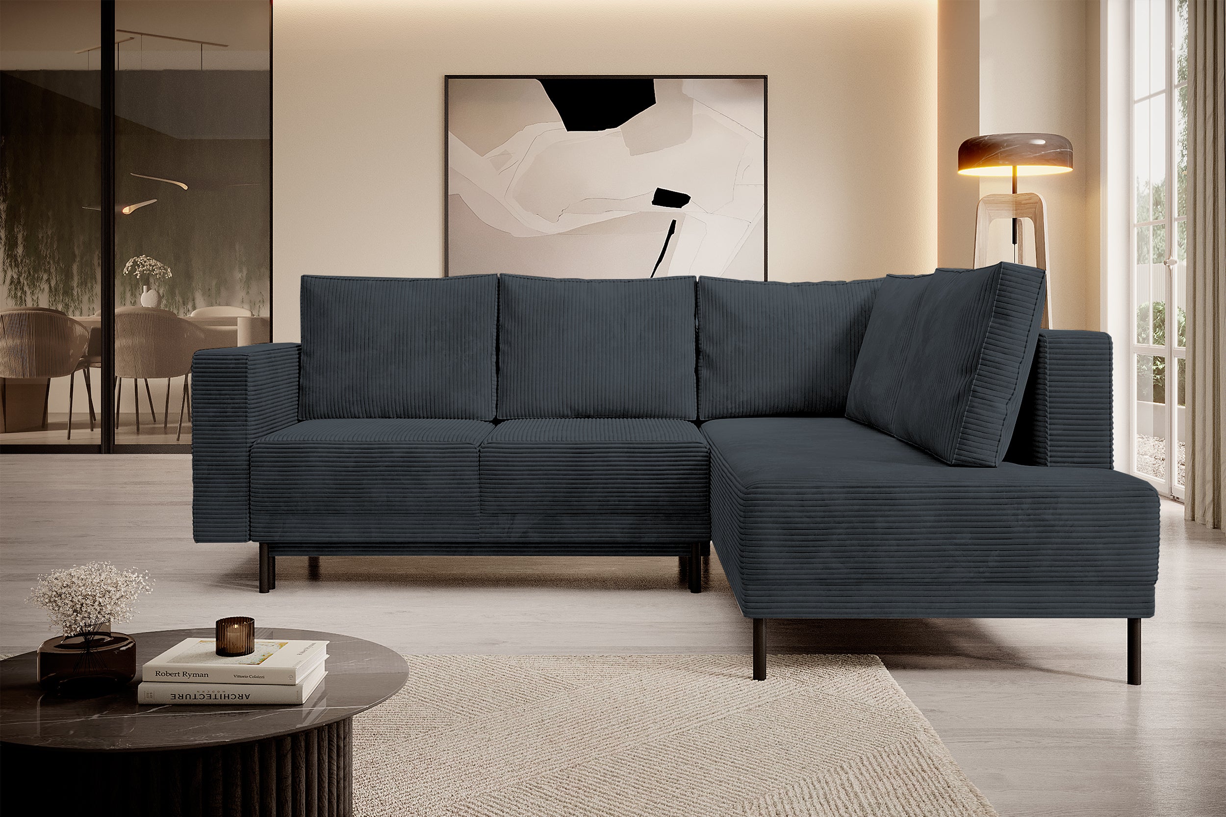selsey-rodario-ecksofa-rechts-mit-schlaffunktion-und-bettkasten-dunkelgrau-cord image 3
