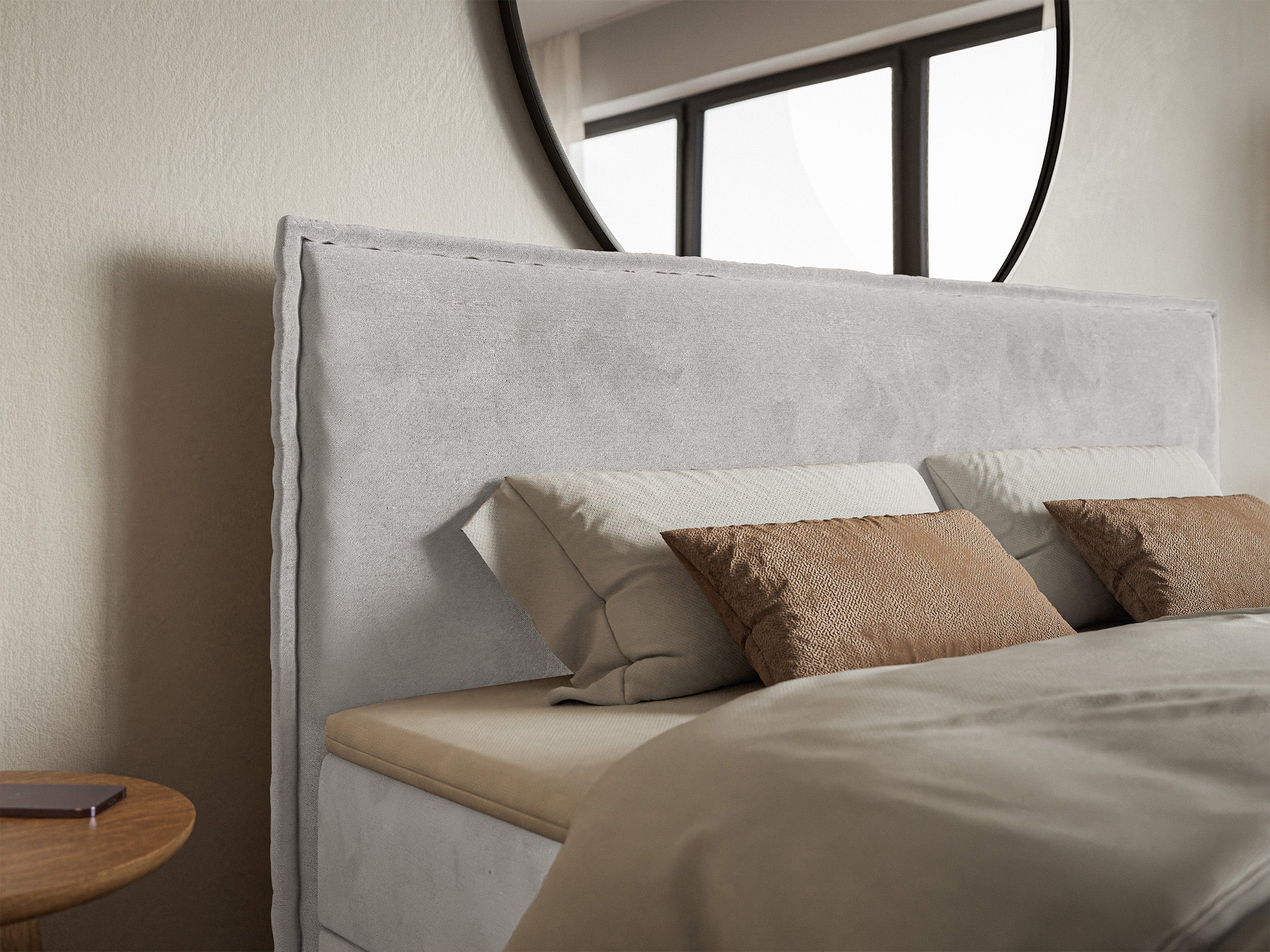 selsey-softie-kontinentalbett-180x200-cm-mit-stauraum-und-topper-hellgrau-velour image 4