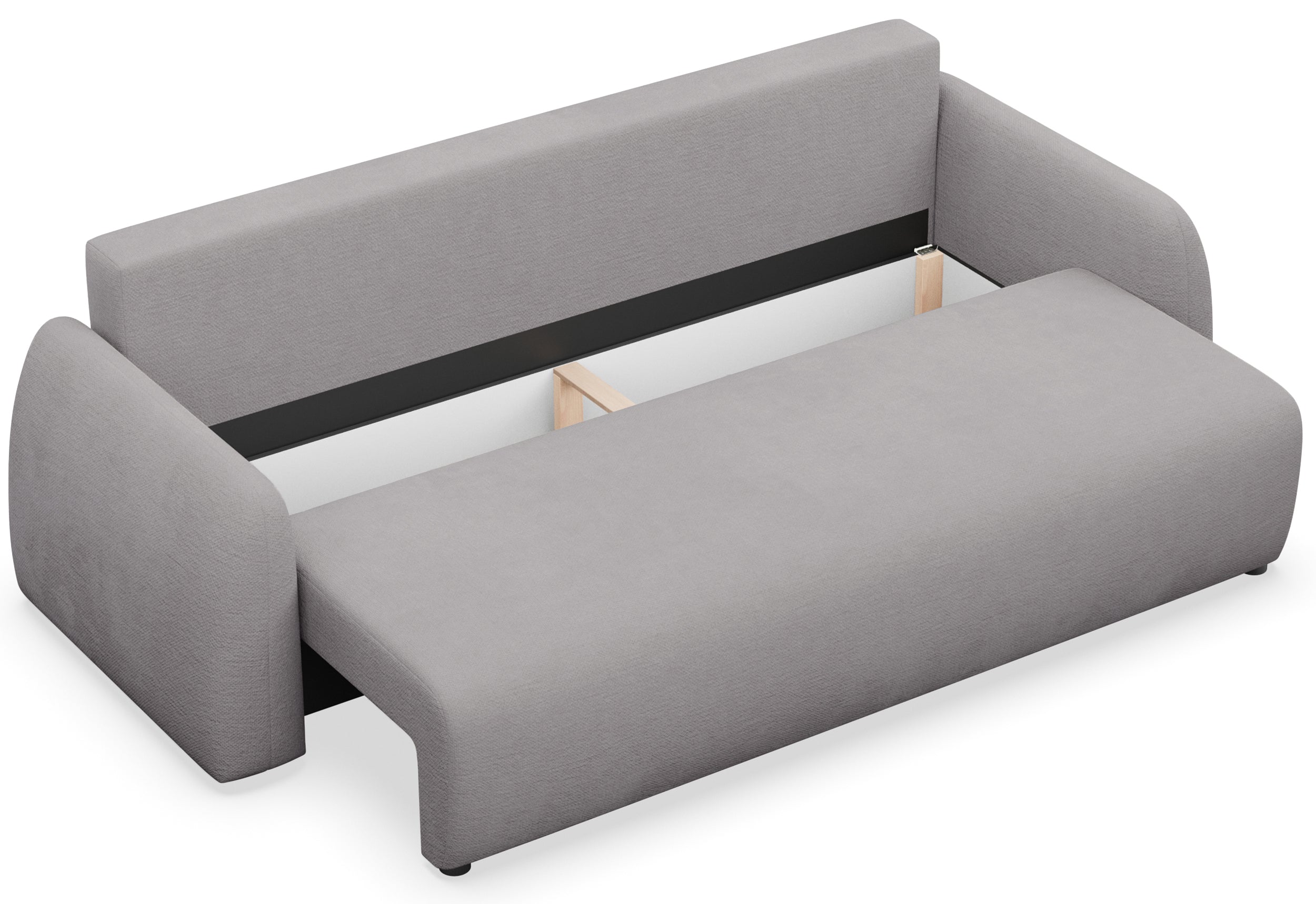 selsey-nubelle-dreisitziges-ausklappbares-sofa-mit-stauraum-grauer-chenillestoff image 4