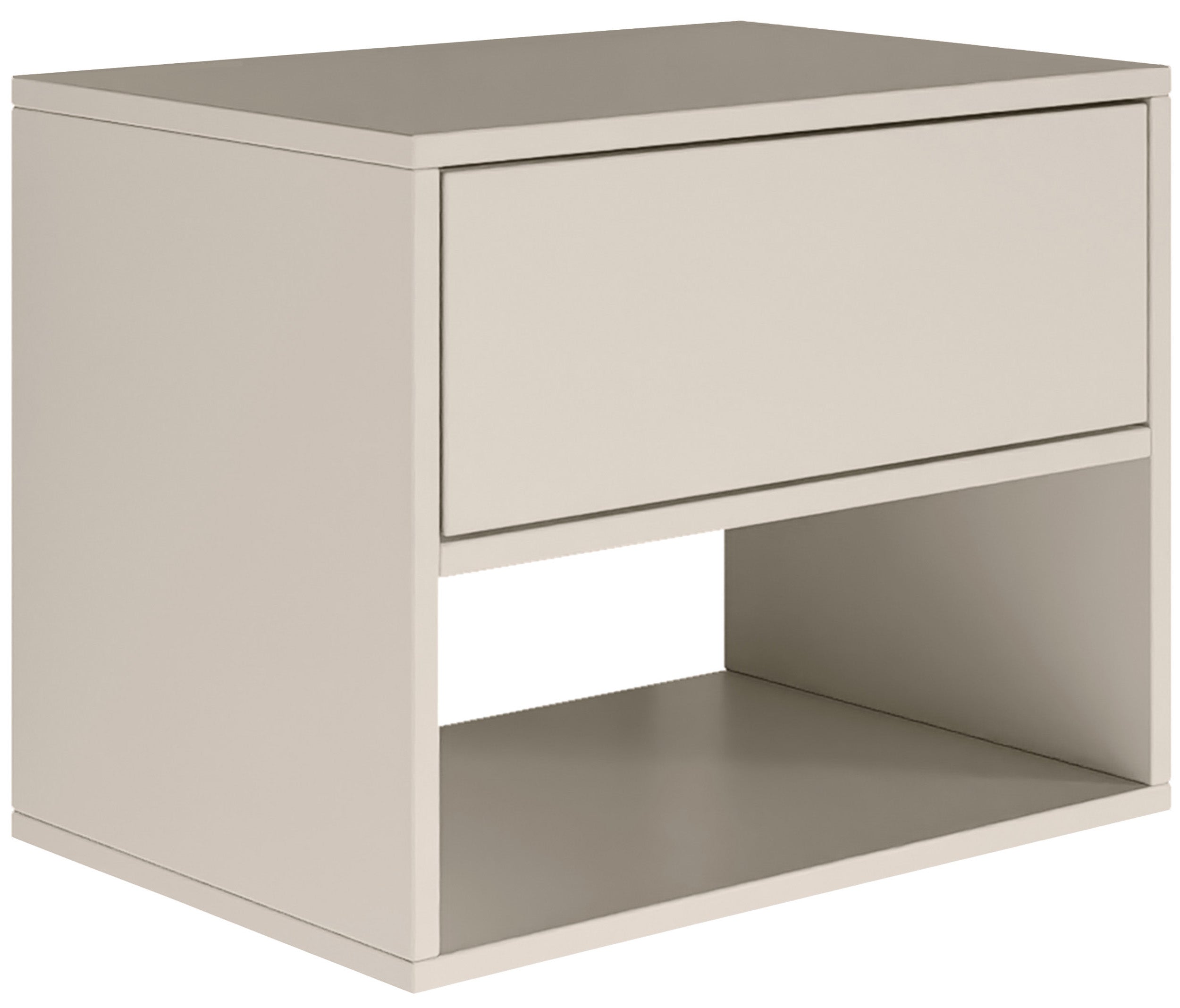 selsey-framme-h-ngender-nachttisch-50-cm-mit-schublade-und-fach-kaschmir image 1