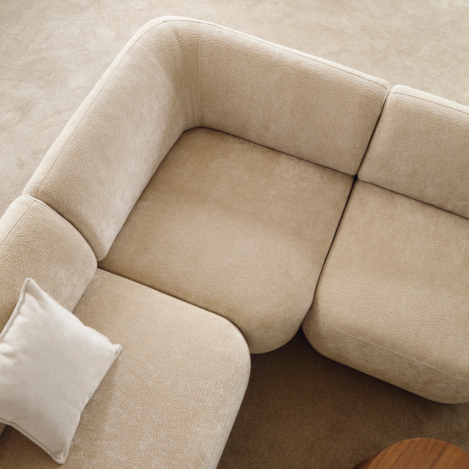 selsey-bommo-eckmodul-beige-chenille image 2
