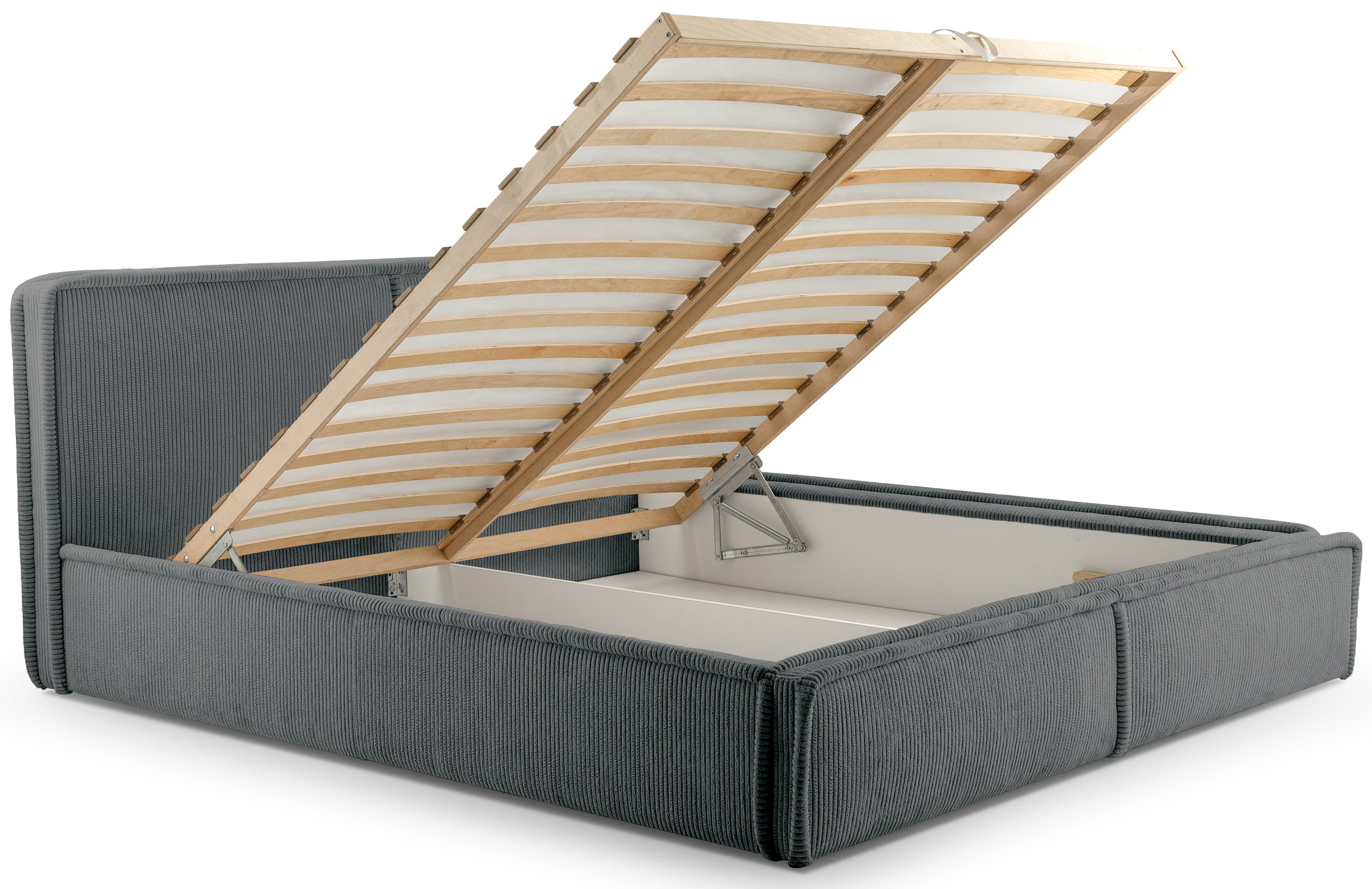 selsey-cordo-gepolstertes-bett-160x200-cm-mit-stauraum-holzlattenrost-grauer-cor image 3