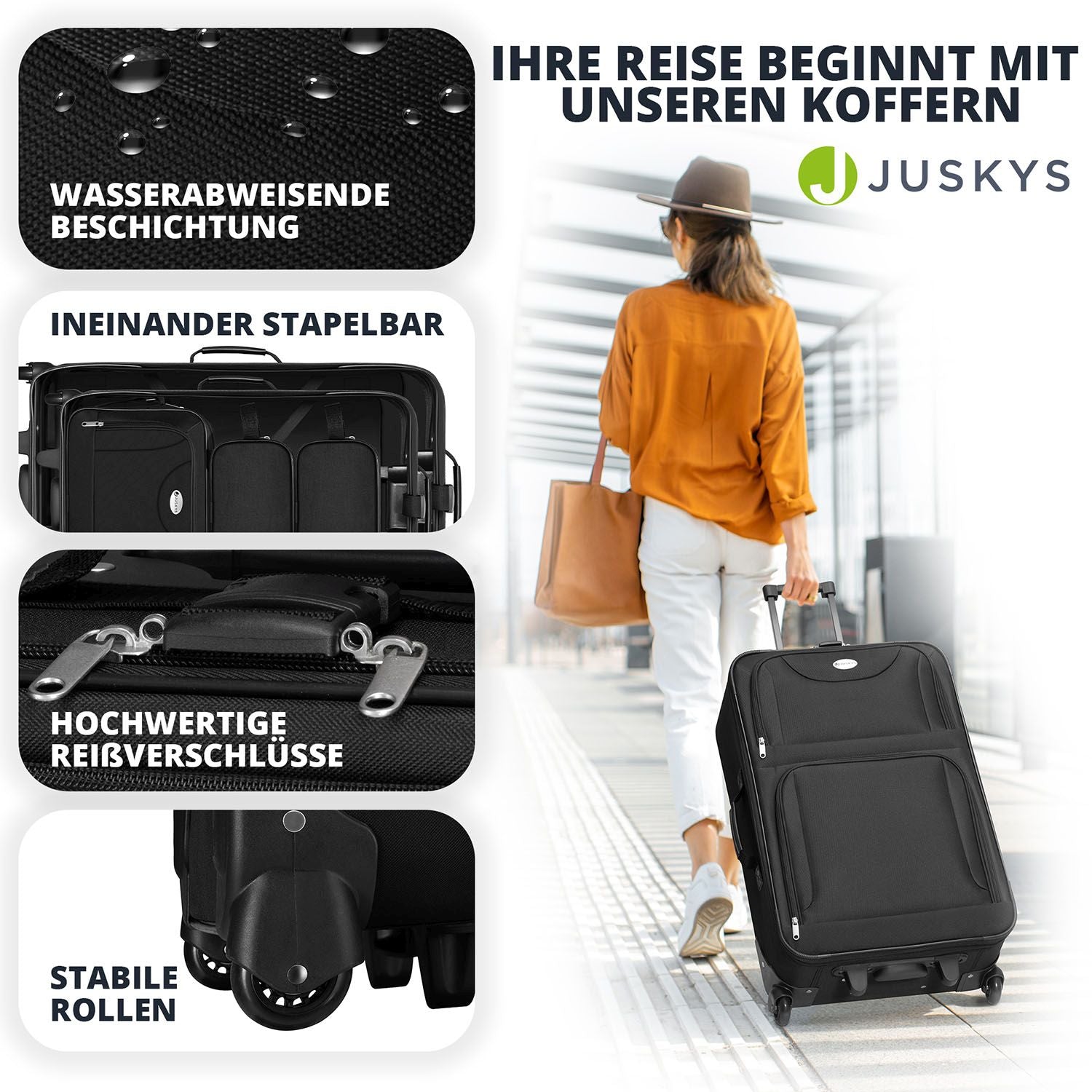 juskys-reise-trolley-kofferset-athen-5-teilig-schwarz image 8