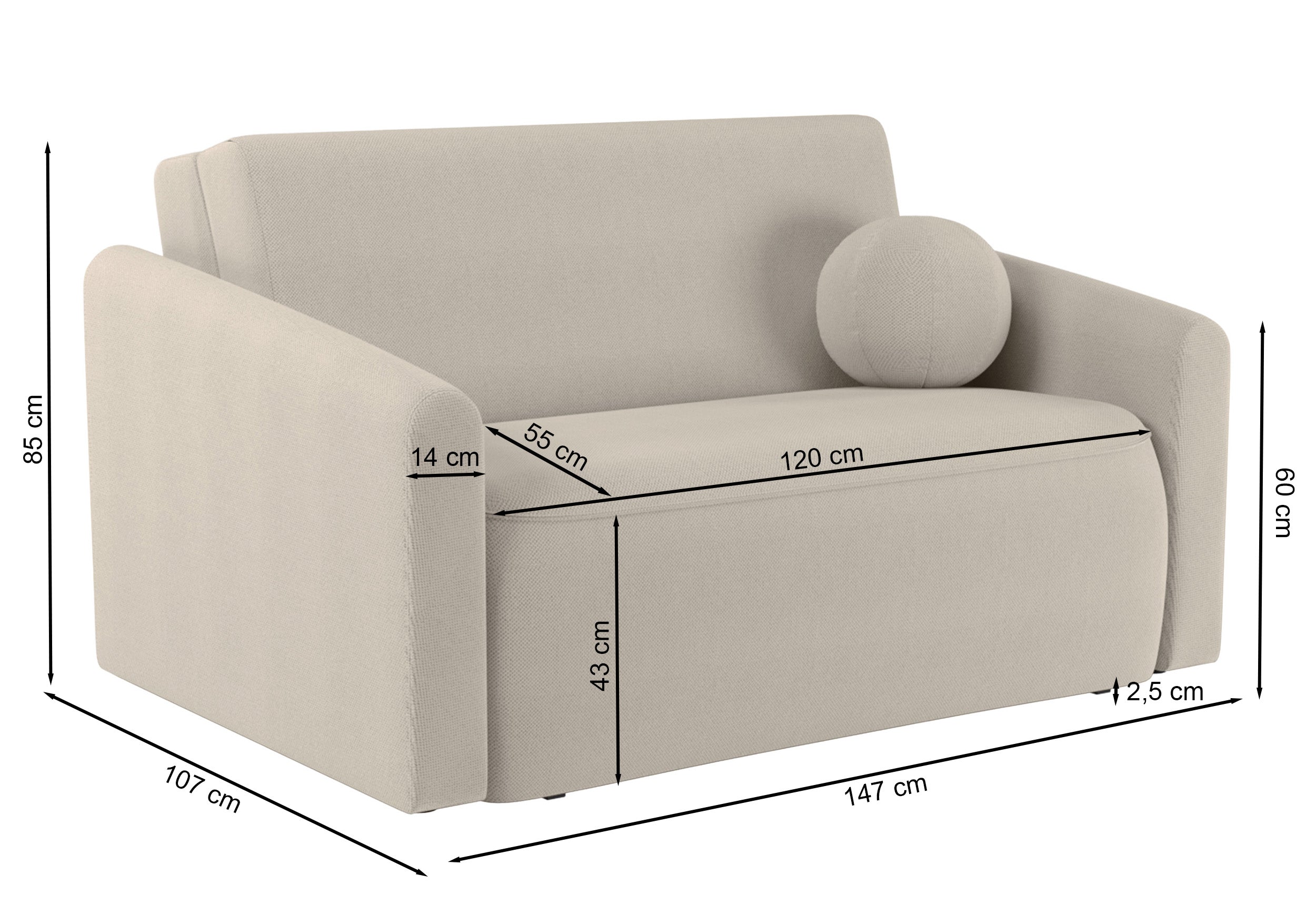 selsey-poppino-zweisitziges-ausklappbares-sofa-mit-stauraum-grau-beige-hydrophob image 6